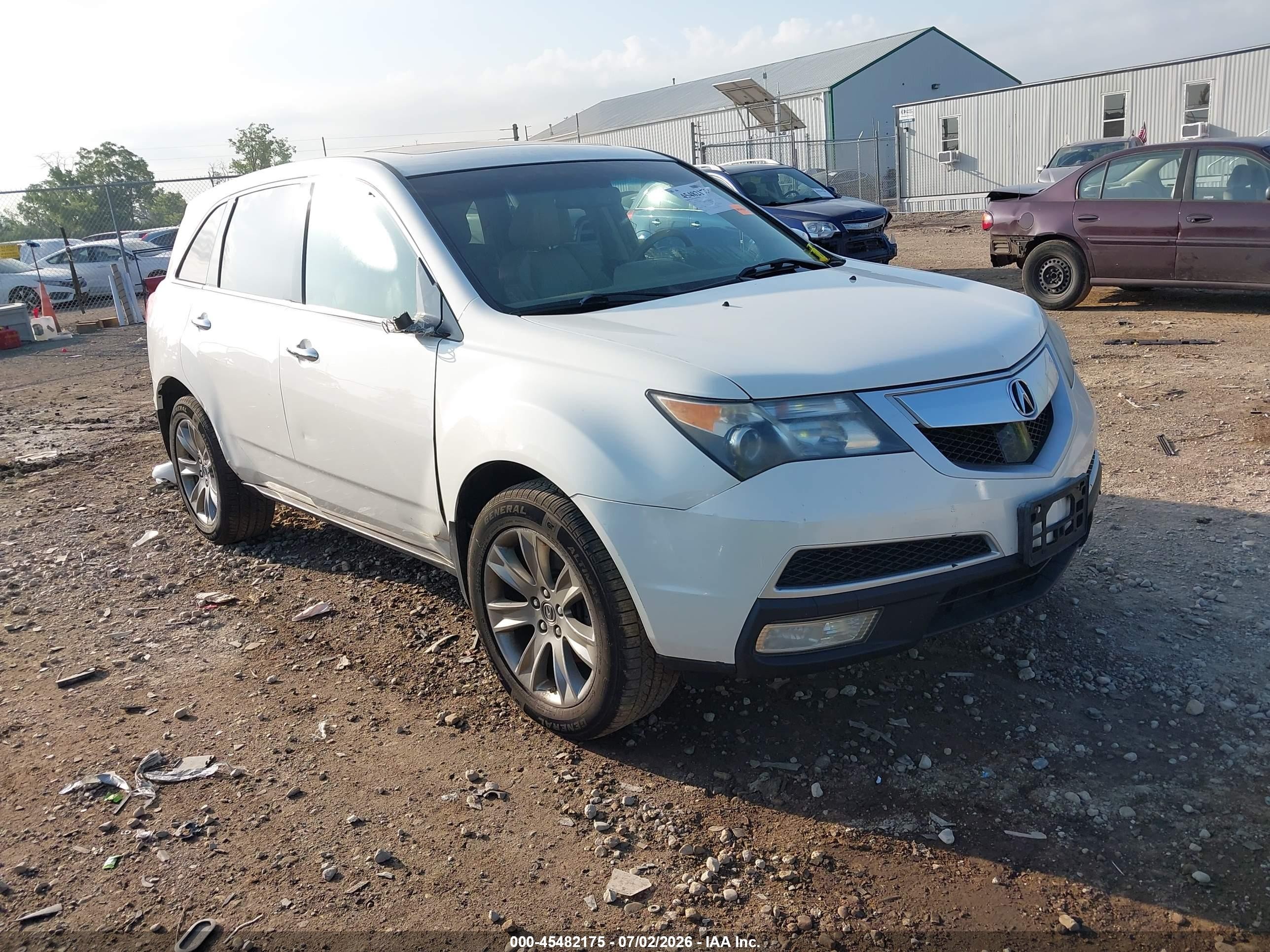 2012 Acura MDX Advance, VIN 2HNYD2H68CH539844 — Side