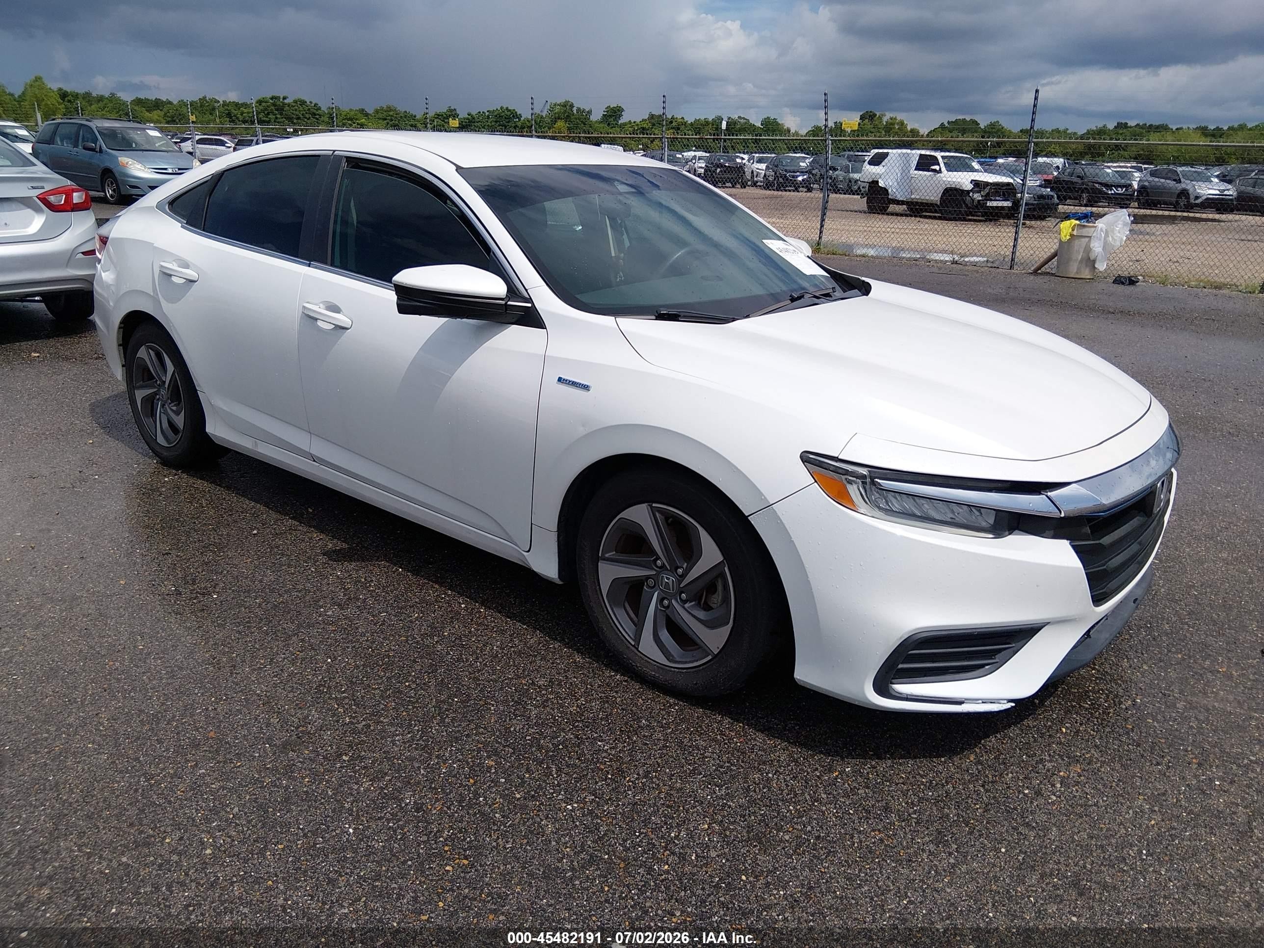 2020 Honda Insight EX, VIN 19XZE4F59LE000433 — Water / flood