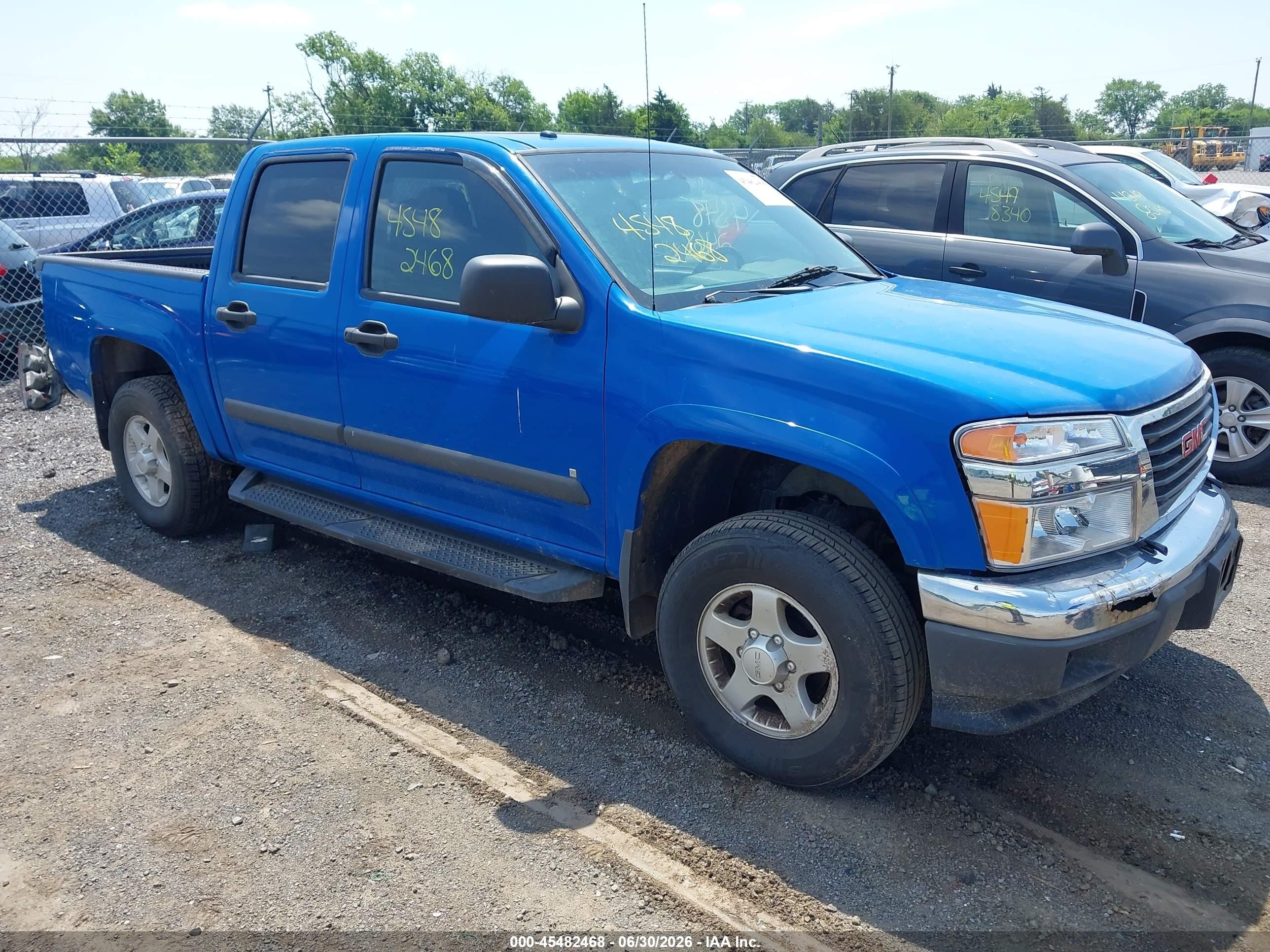 2007 GMC Canyon SLE1, VIN 1GTDT13EX78163353 — Обычный износ