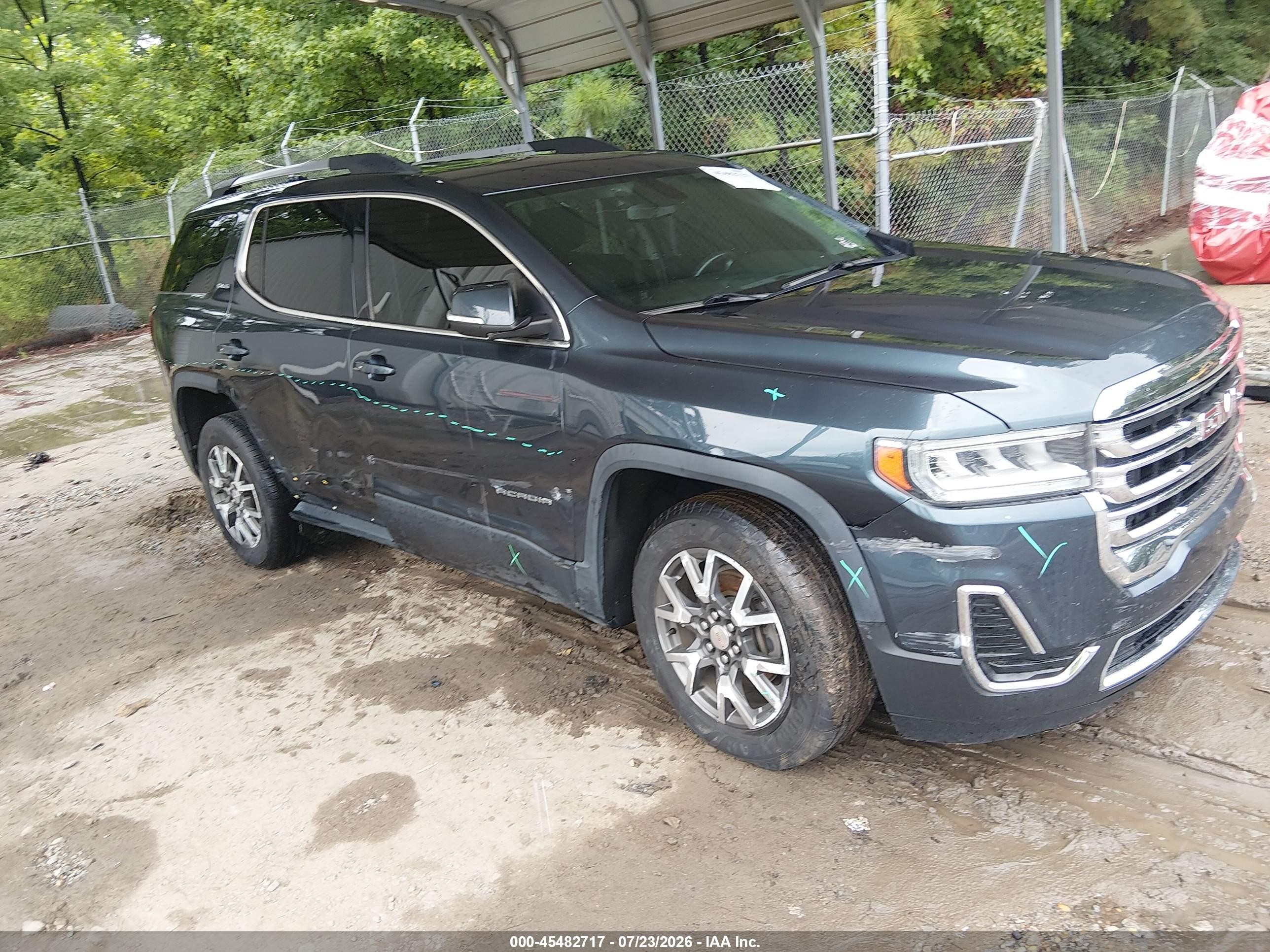 2020 GMC Acadia SLE, VIN 1GKKNKLS8LZ177340 — Front end