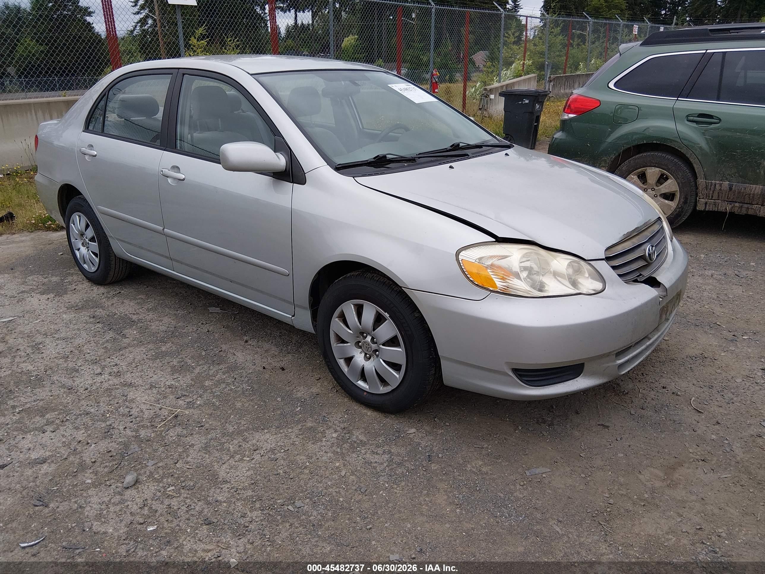 2004 Toyota Corolla S, VIN 2T1BR32E84C268847 — Normal wear