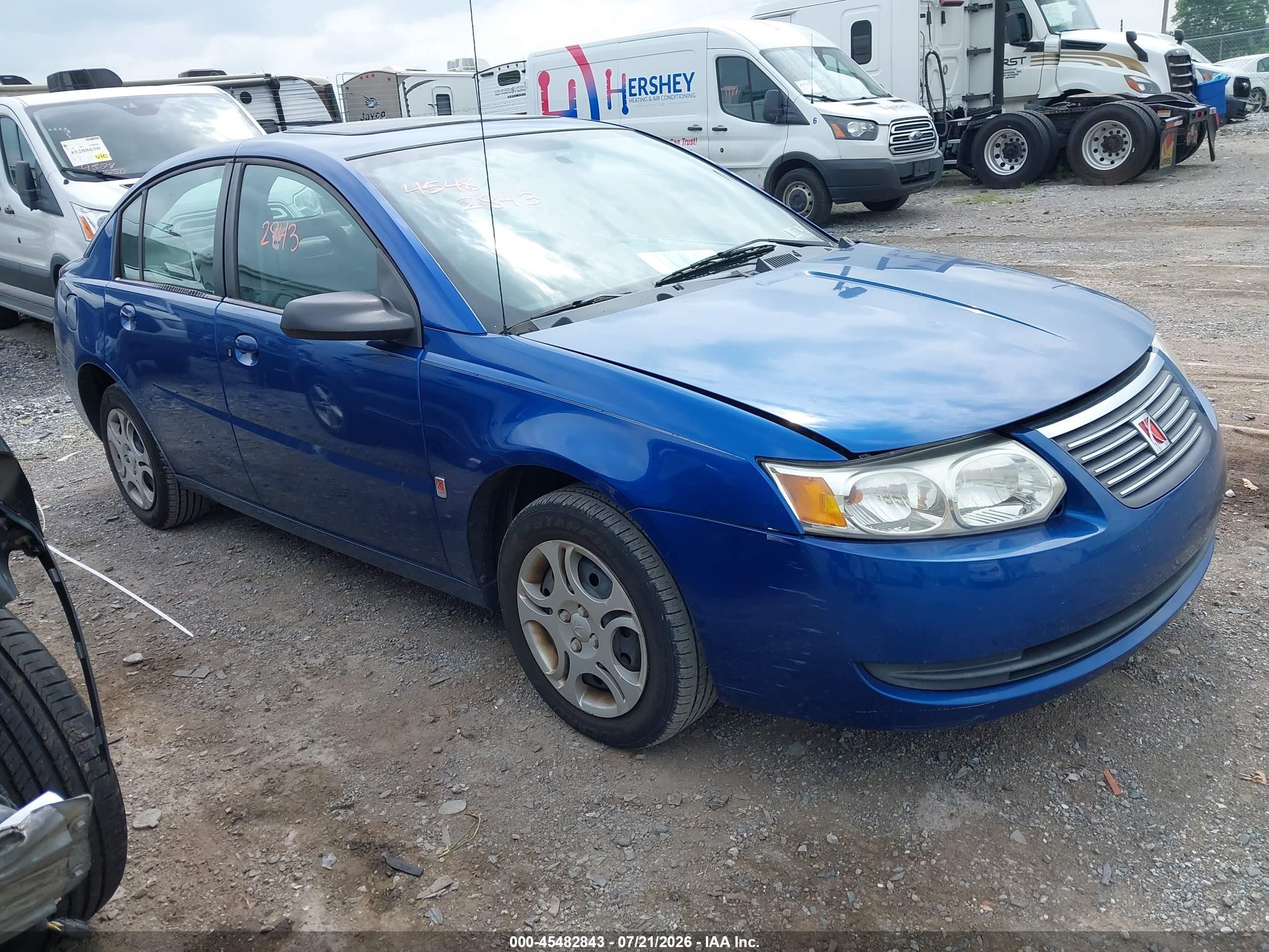 2005 Saturn ION ION 2, VIN 1G8AJ52F75Z141080 — Side