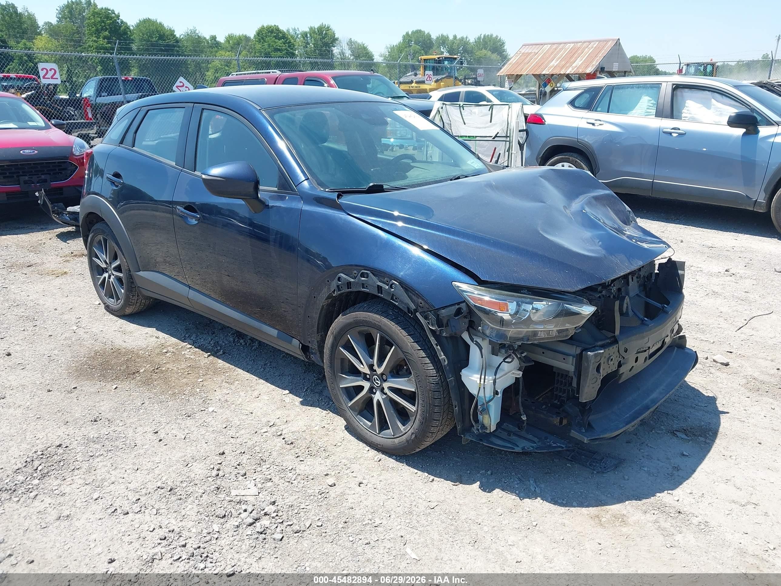 2018 Mazda CX-3 Touring, VIN JM1DKFC70J0314580 — Front end