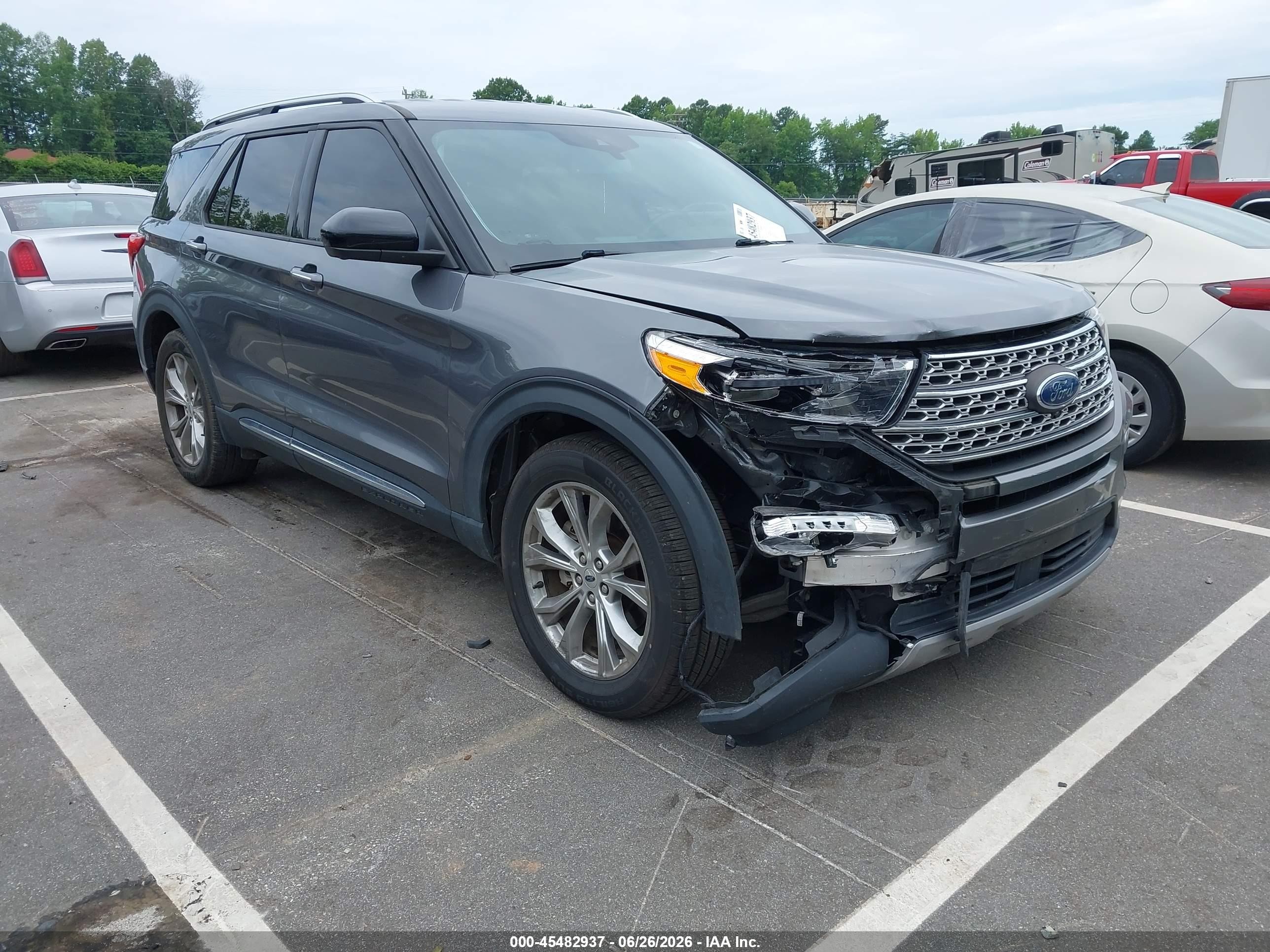 2022 Ford Explorer Limited, VIN 1FMSK7FH4NGA51102 — Front end