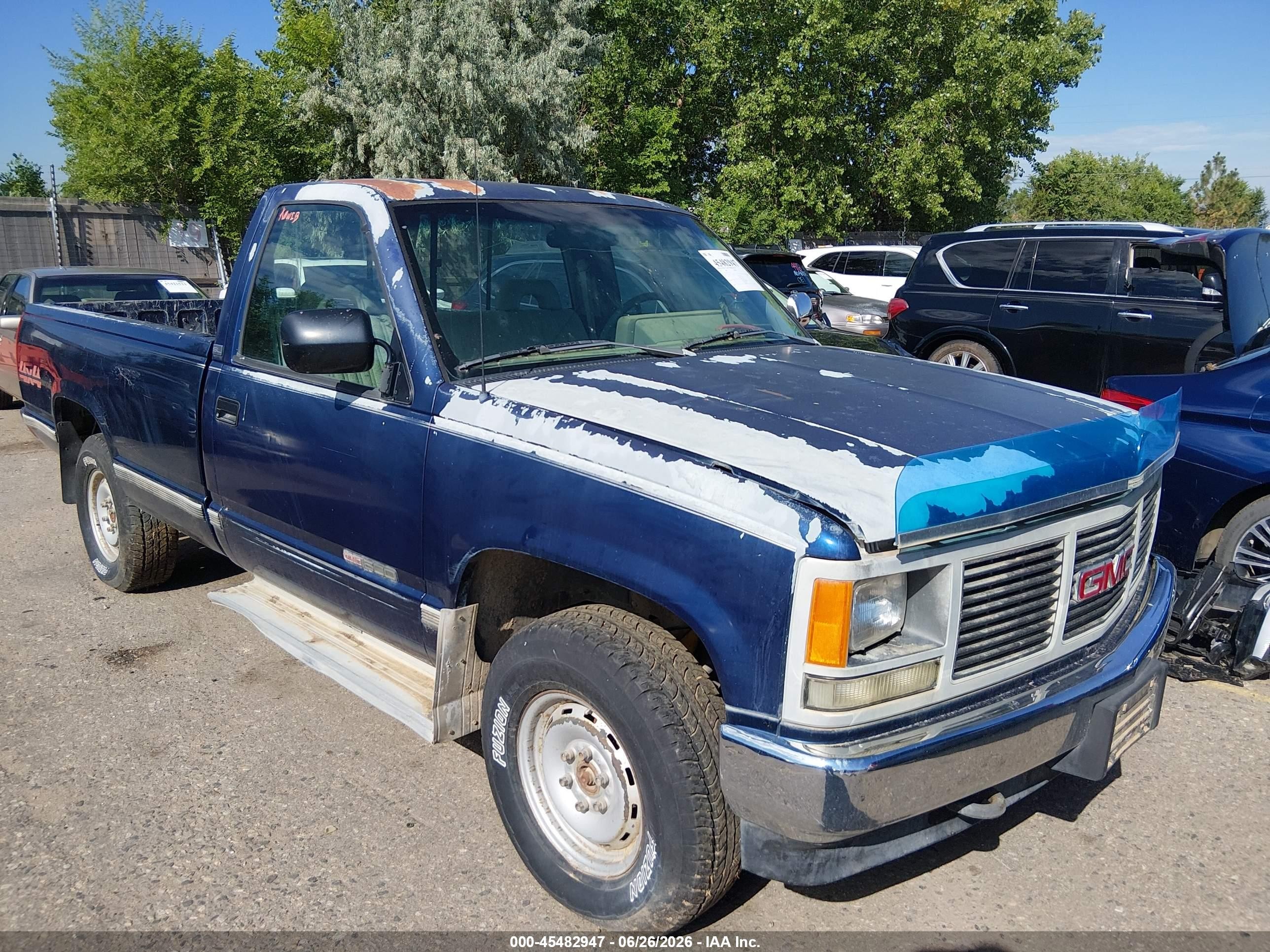 1993 GMC Sierra 1500, VIN 1GTEK14Z0PZ511745 — Normal wear