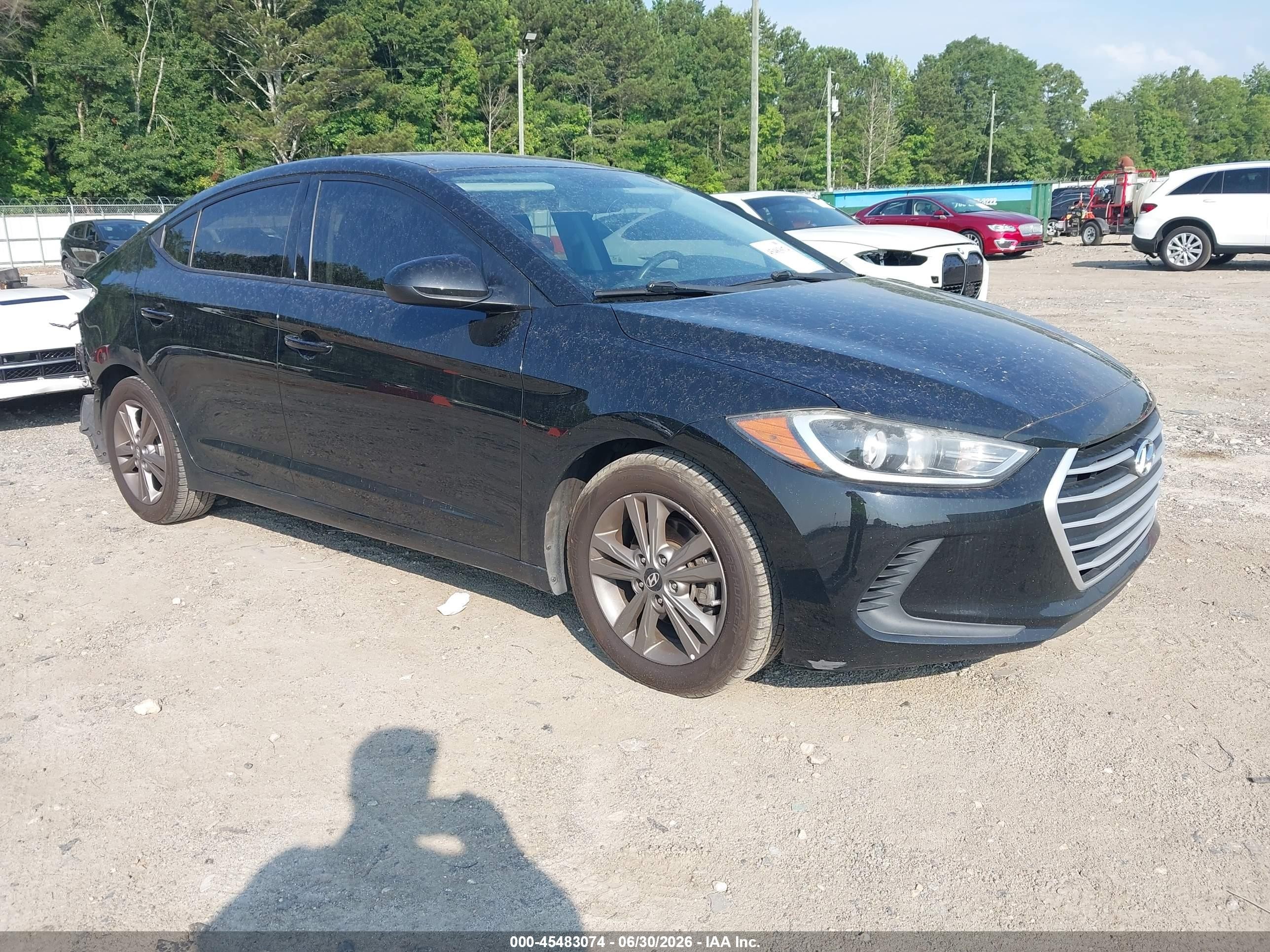 2018 Hyundai Elantra Value Edition, VIN 5NPD84LF9JH222817 — Rear end
