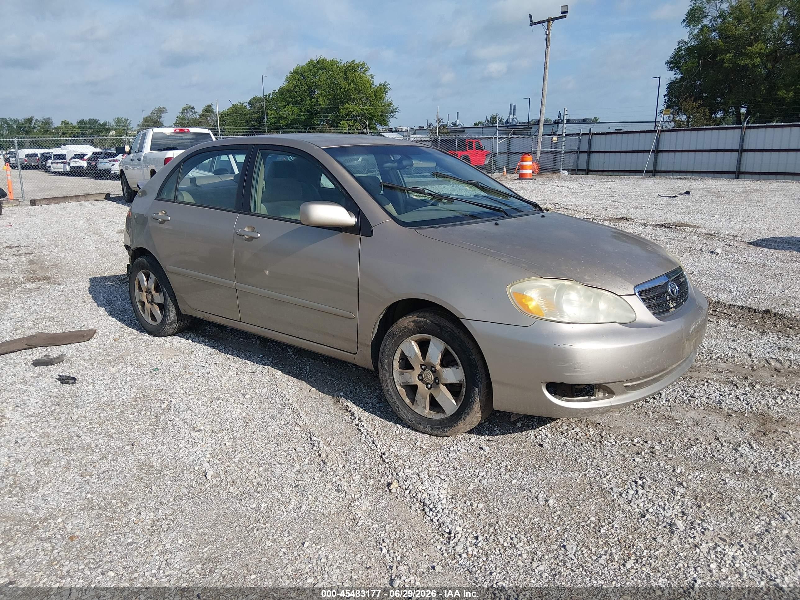 2006 Toyota Corolla CE, VIN 2T1BR32E86C629996 — Rear end