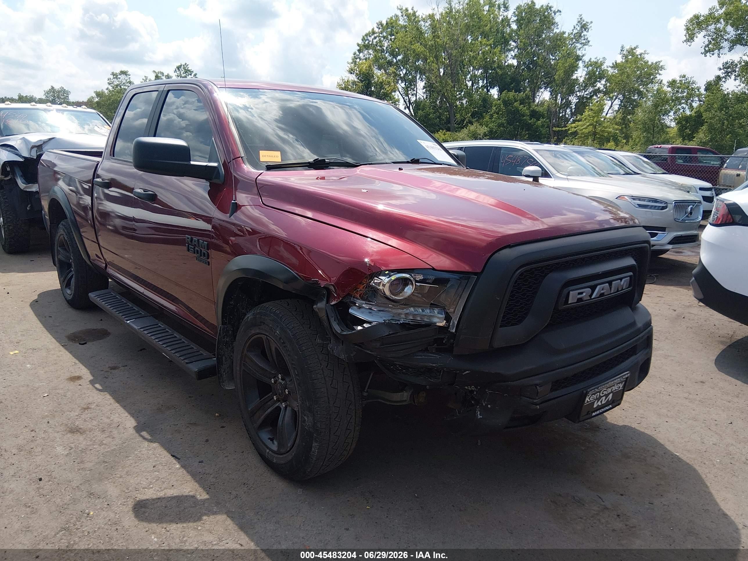 2021 Ram 1500 Warlock, VIN 1C6RR7GG2MS523448 — Front end