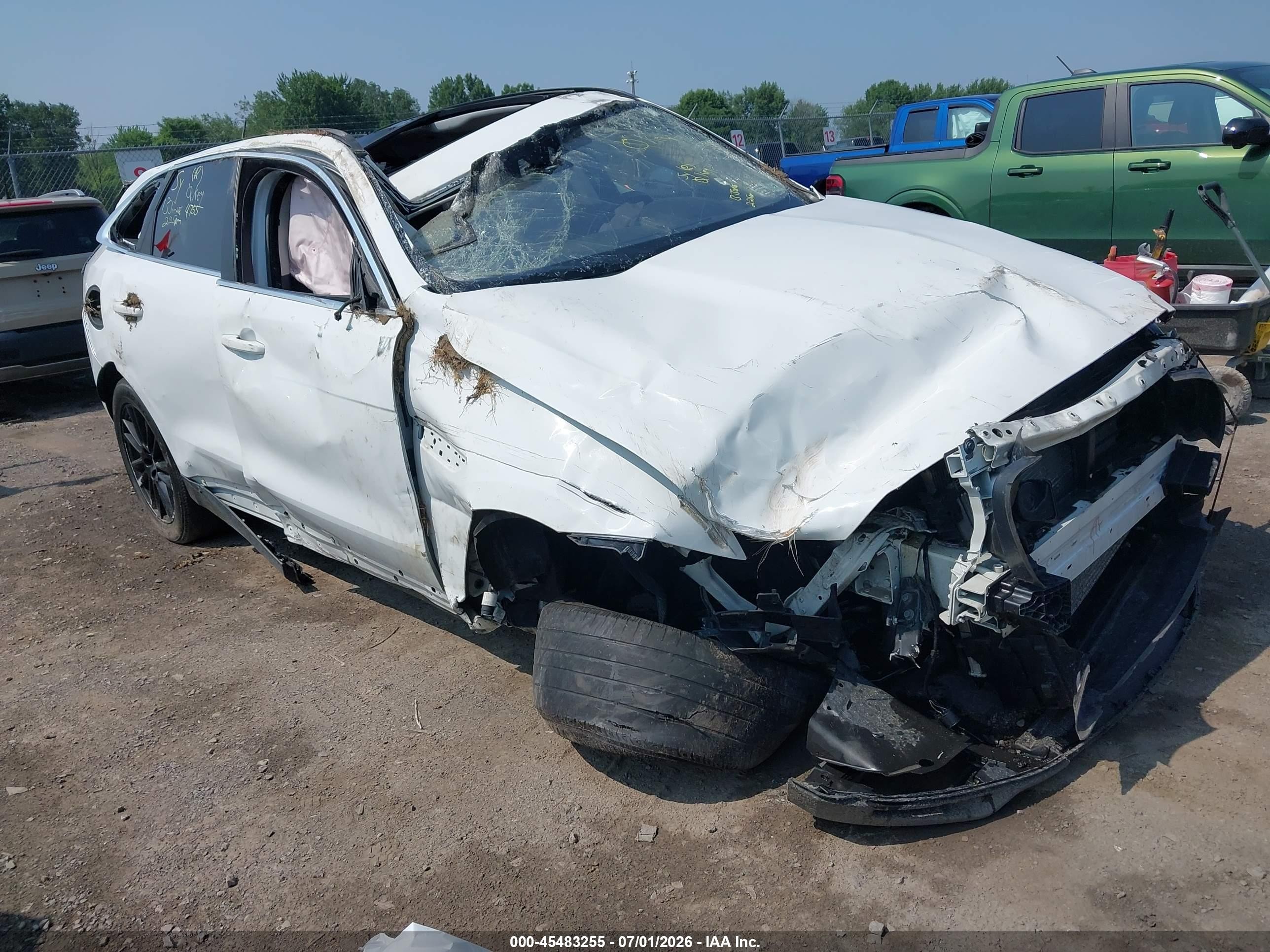 2018 Jaguar F-Pace 35t Prestige, VIN SADCK2EV6JA240063 — Rollover
