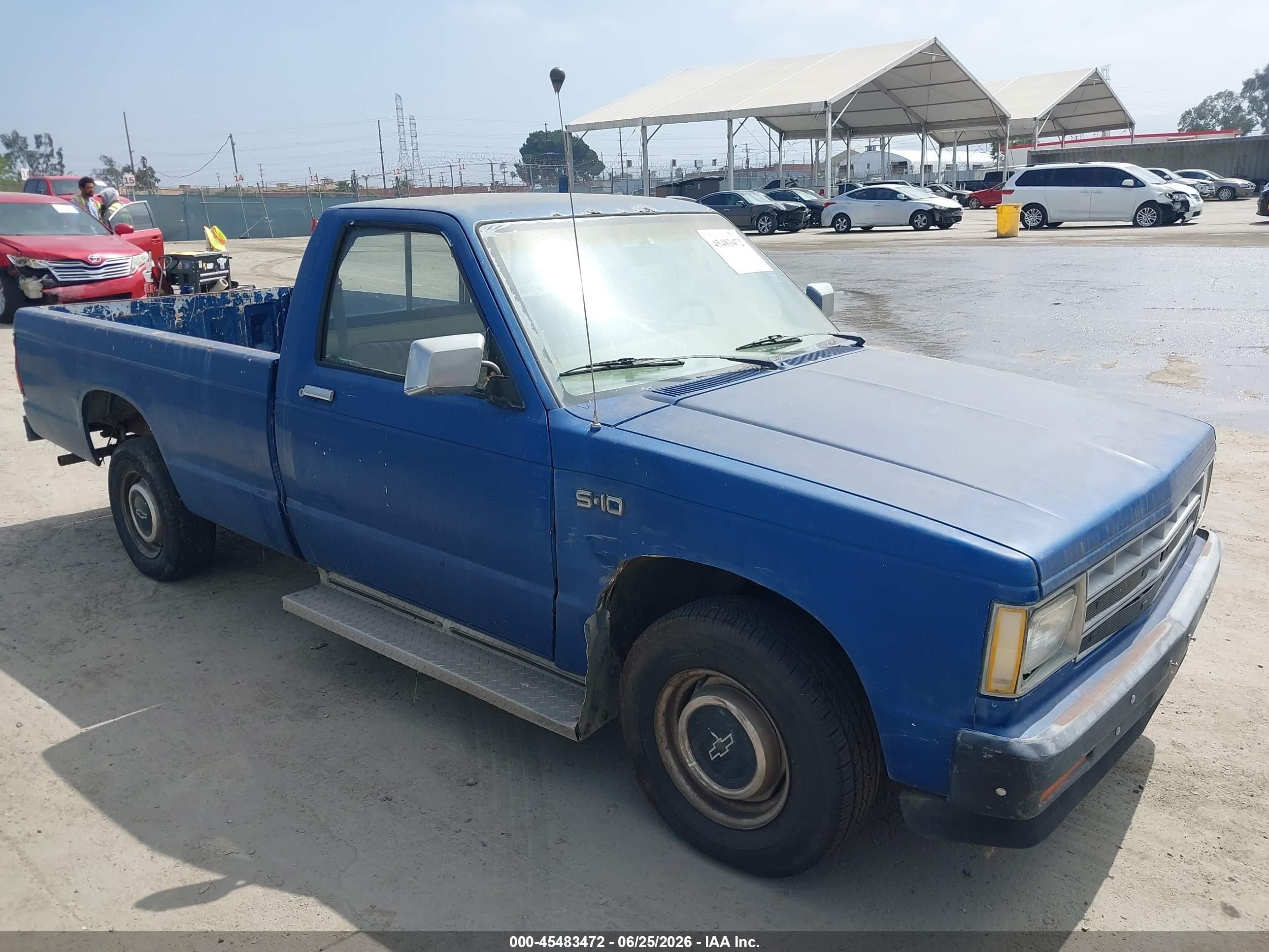 1984 Chevrolet S-10, VIN 1GCCS14B3E8122708 — Normal wear