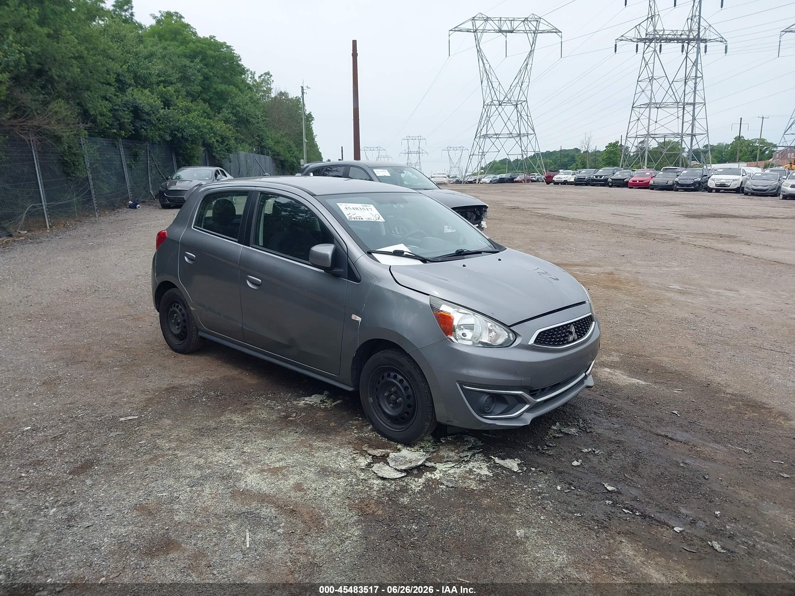 2019 Mitsubishi Mirage ES, VIN ML32A3HJXKH014774 — Normal wear