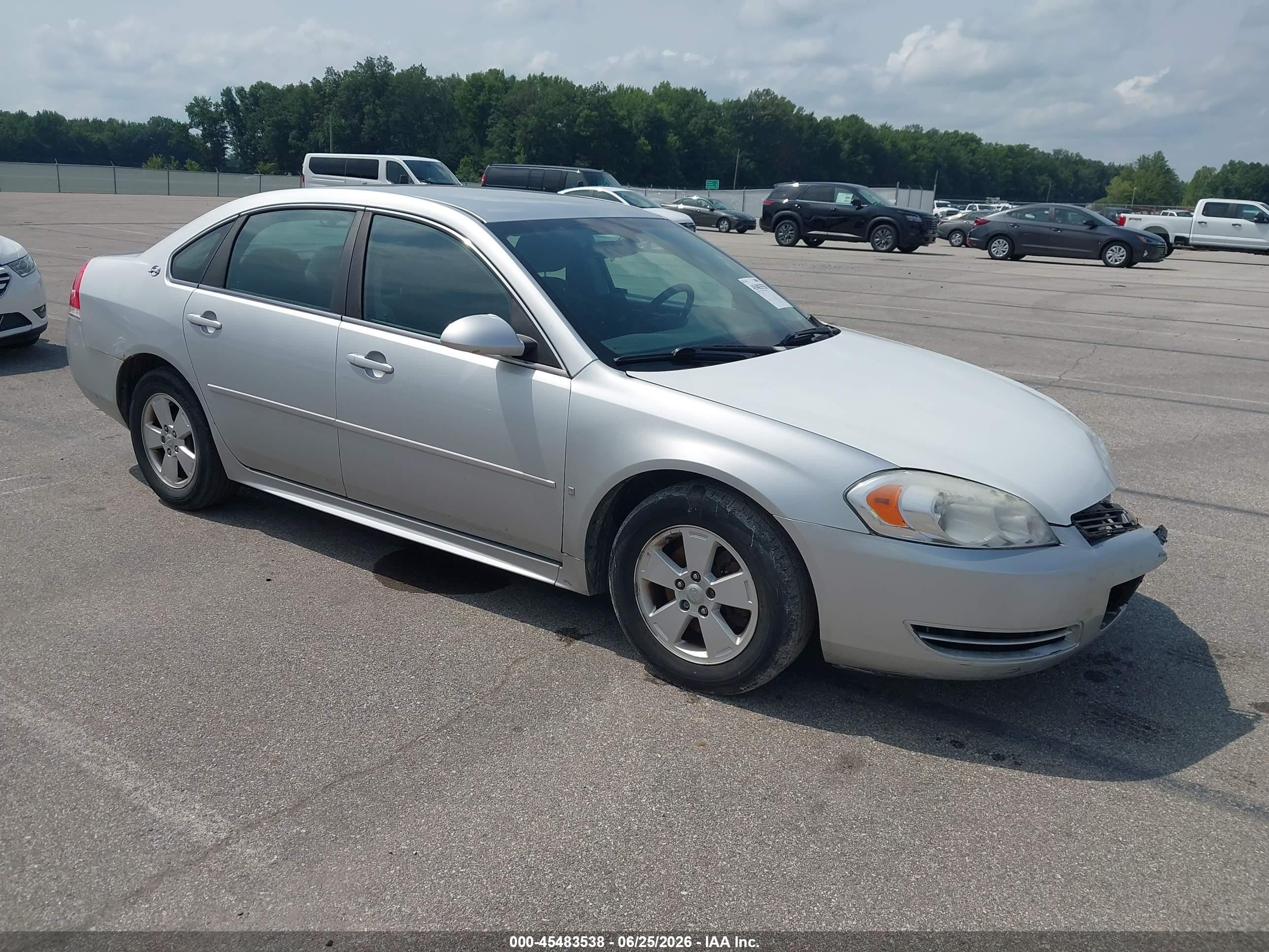 2009 Chevrolet Impala LT, VIN 2G1WT57K391154220 — Front end