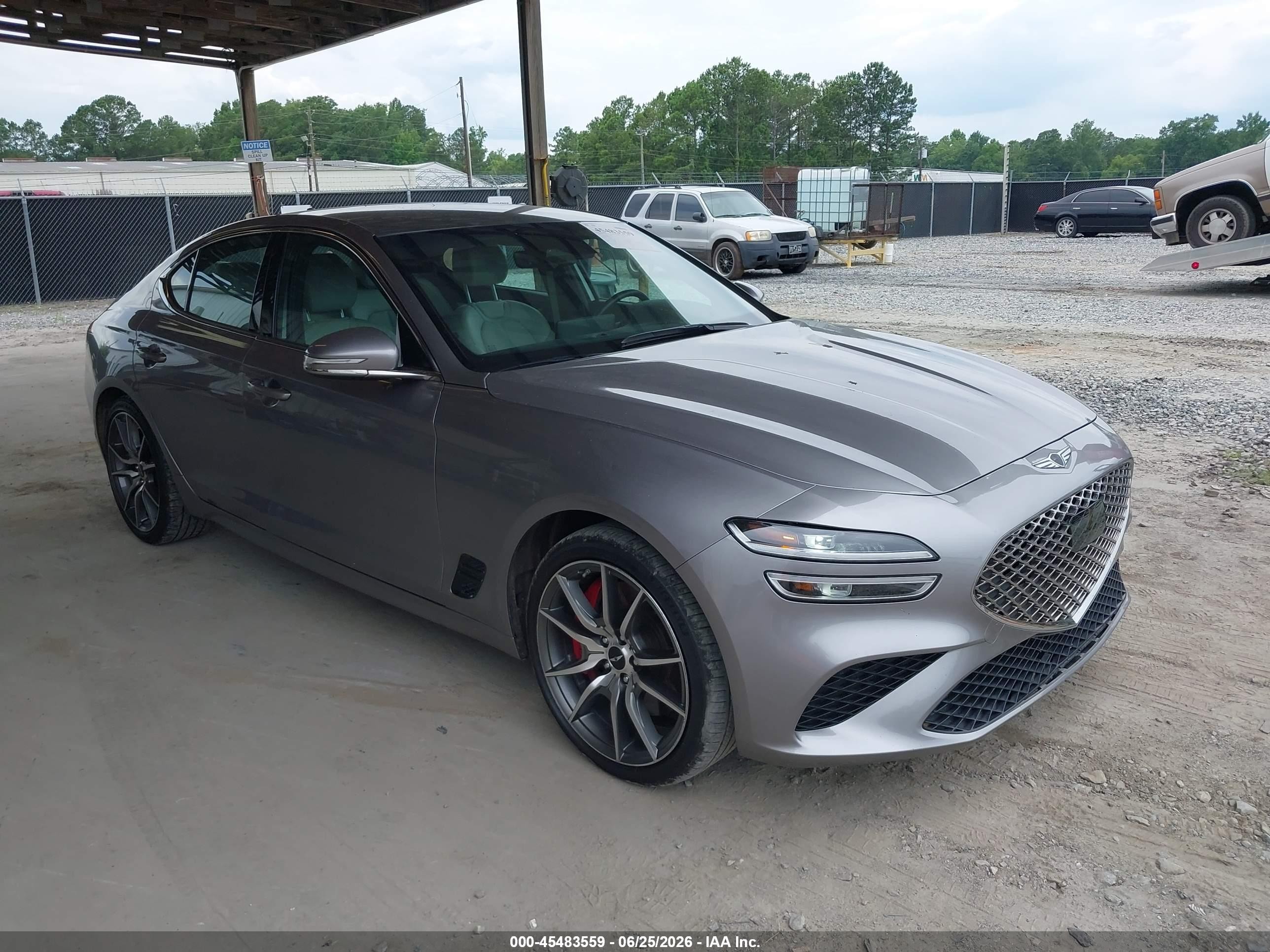 2025 Genesis G70 2.5T, VIN KMTG34SC9SU156653 — Undercarriage