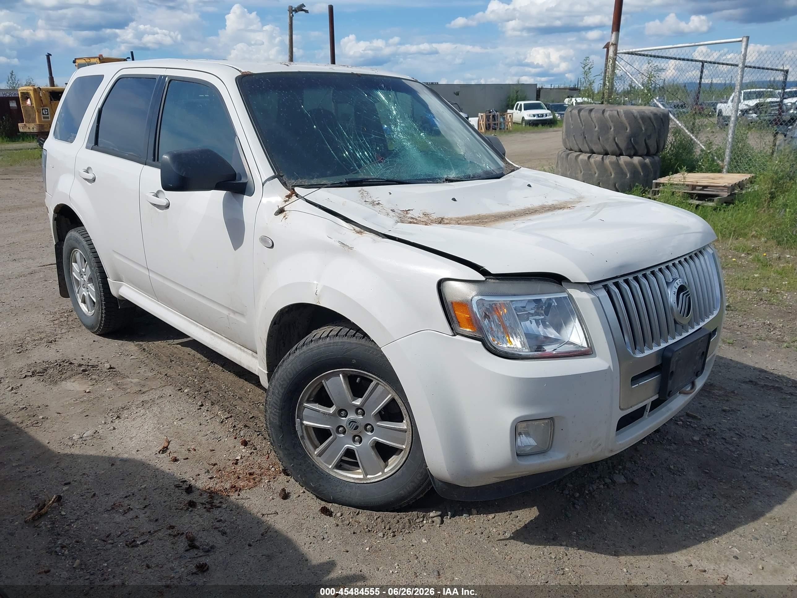 2009 Mercury Mariner, VIN 4M2CU91G79KJ02229 — Front end