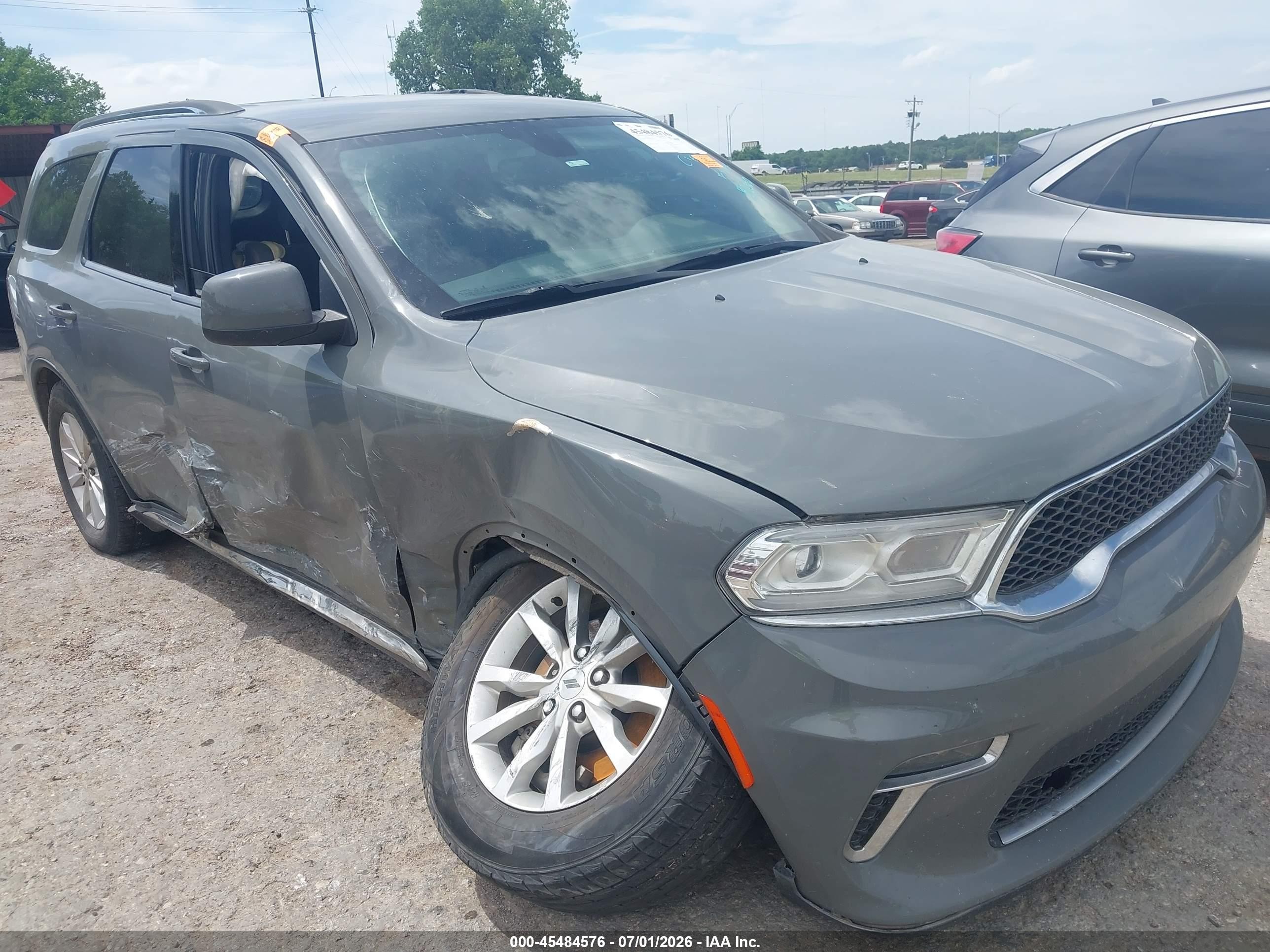 2021 Dodge Durango SXT Plus, VIN 1C4RDHAGXMC846369 — Biohazard / chemical