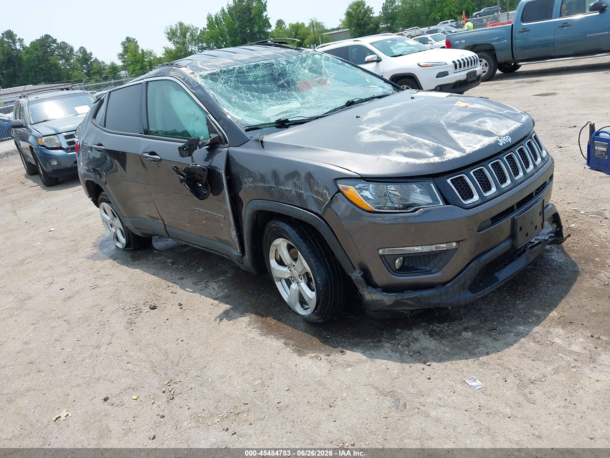 2018 Jeep Compass Latitude, VIN 3C4NJDBB5JT112872 — Rollover