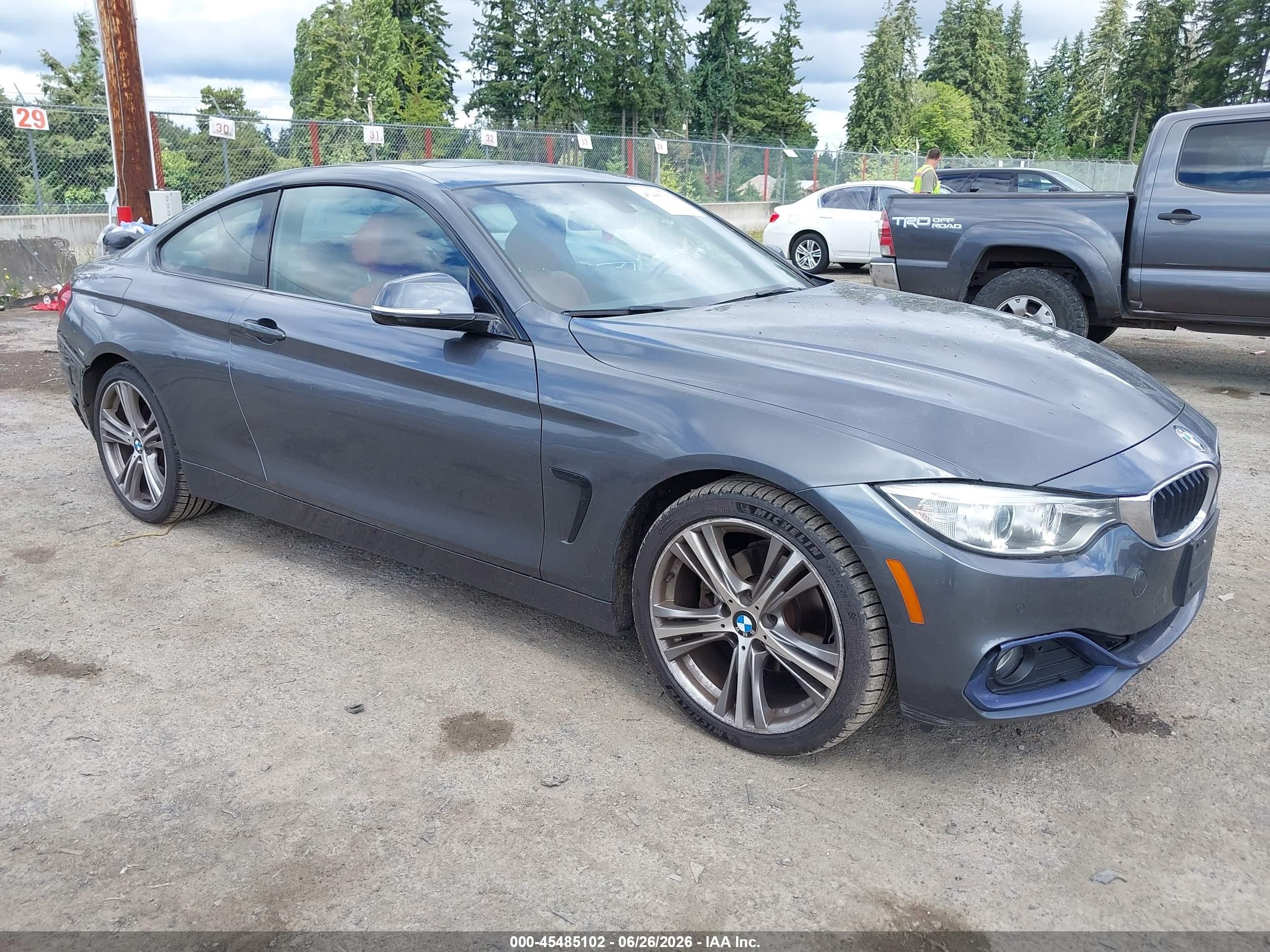 2014 BMW 4 Series 428i xDrive, VIN WBA3N5C59EF717226 — Rear end