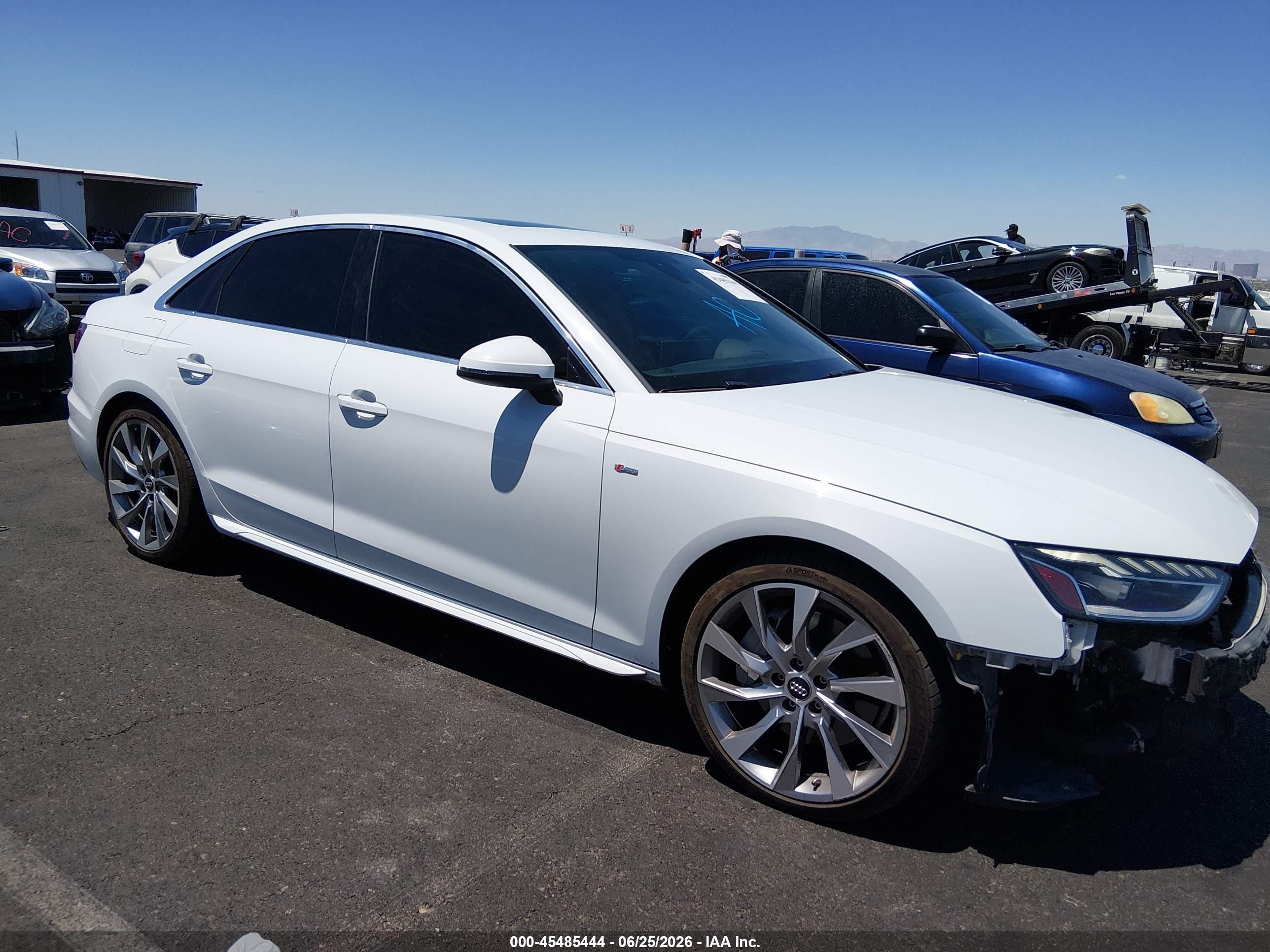 2020 Audi A4 Premium Plus, VIN WAUENAF45LN014472 — Side