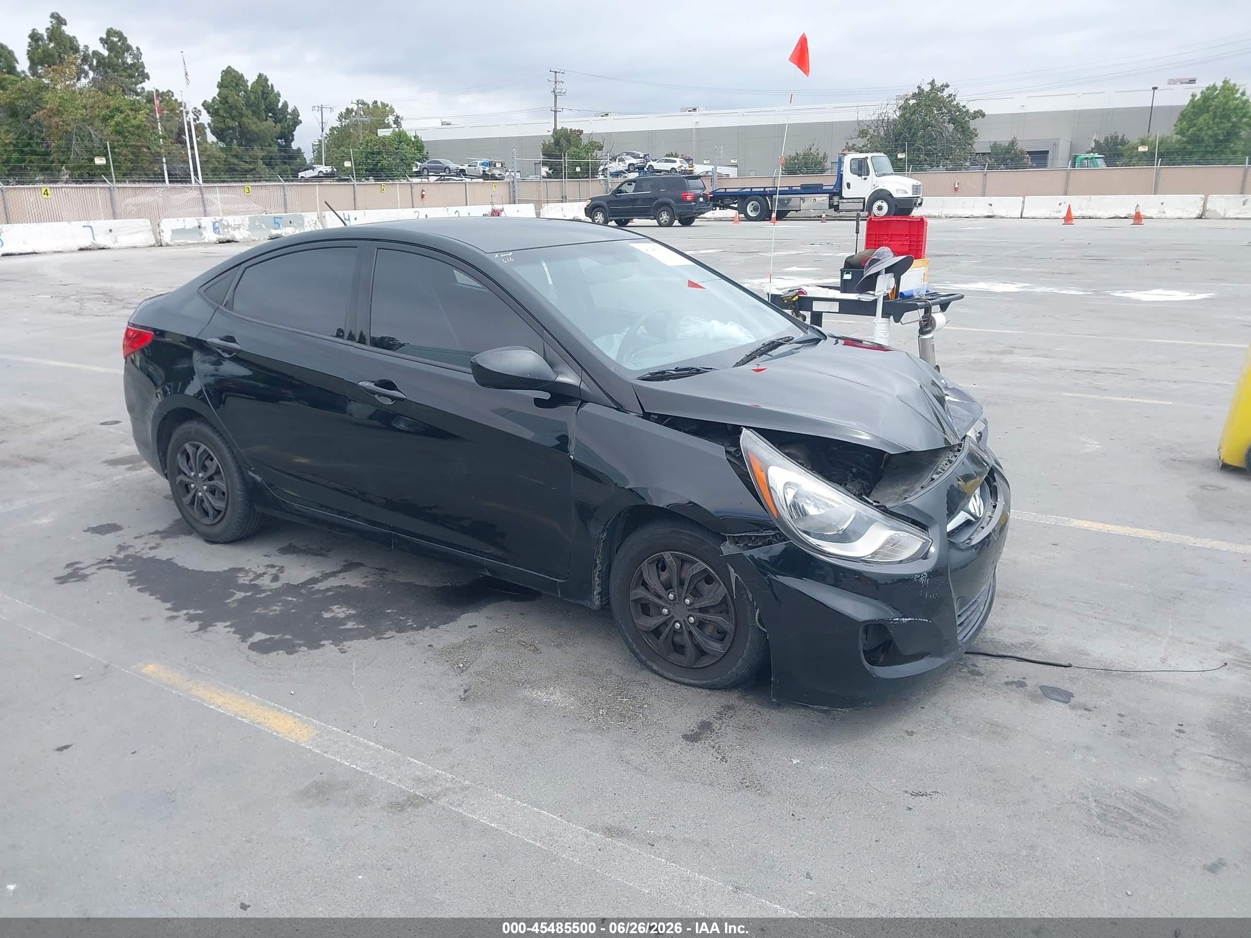 2012 Hyundai Accent GLS, VIN KMHCT4AE2CU142476 — Theft recovery