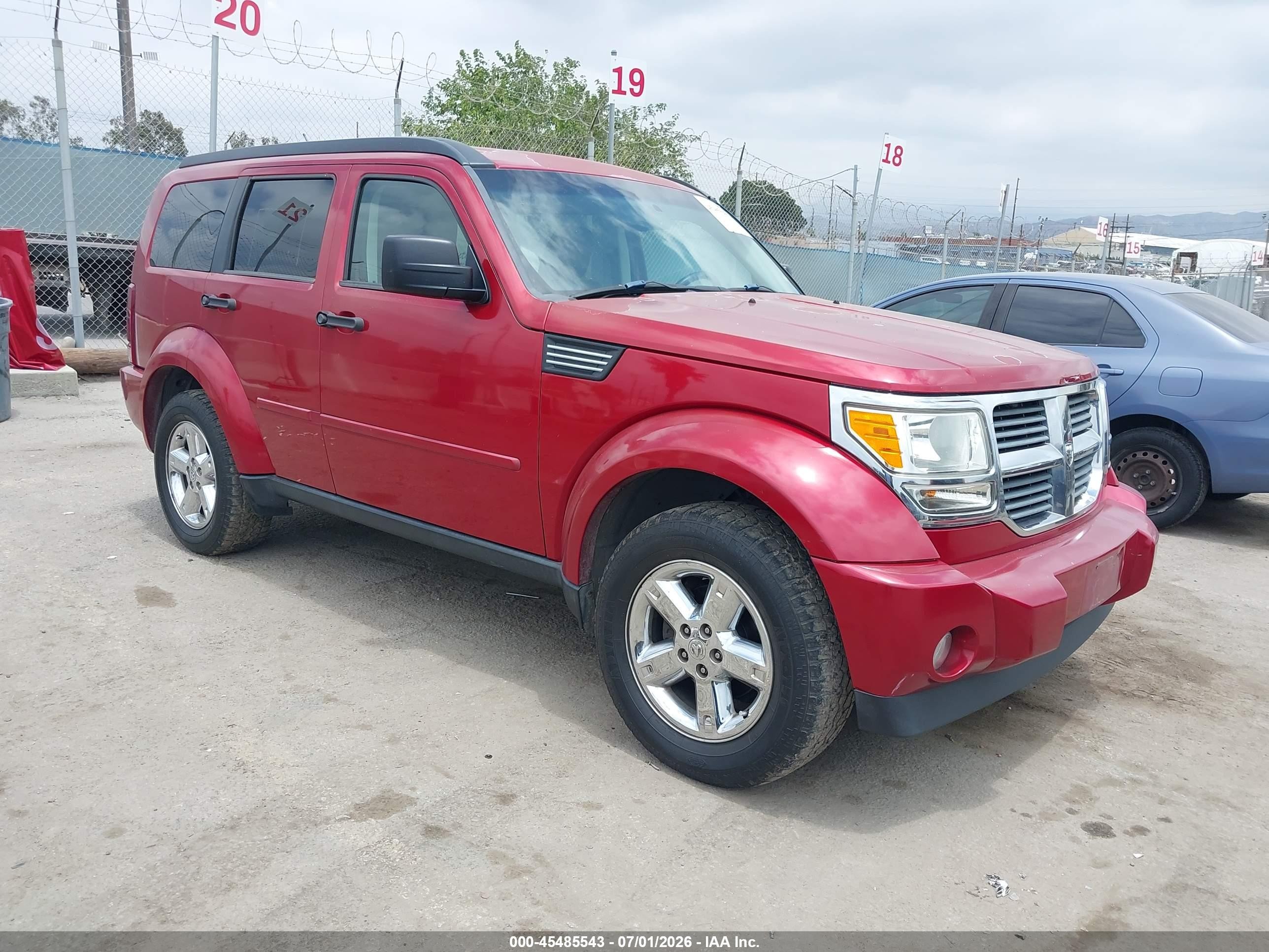 2007 Dodge Nitro SLT, VIN 1D8GT58K87W583810 — Not stated