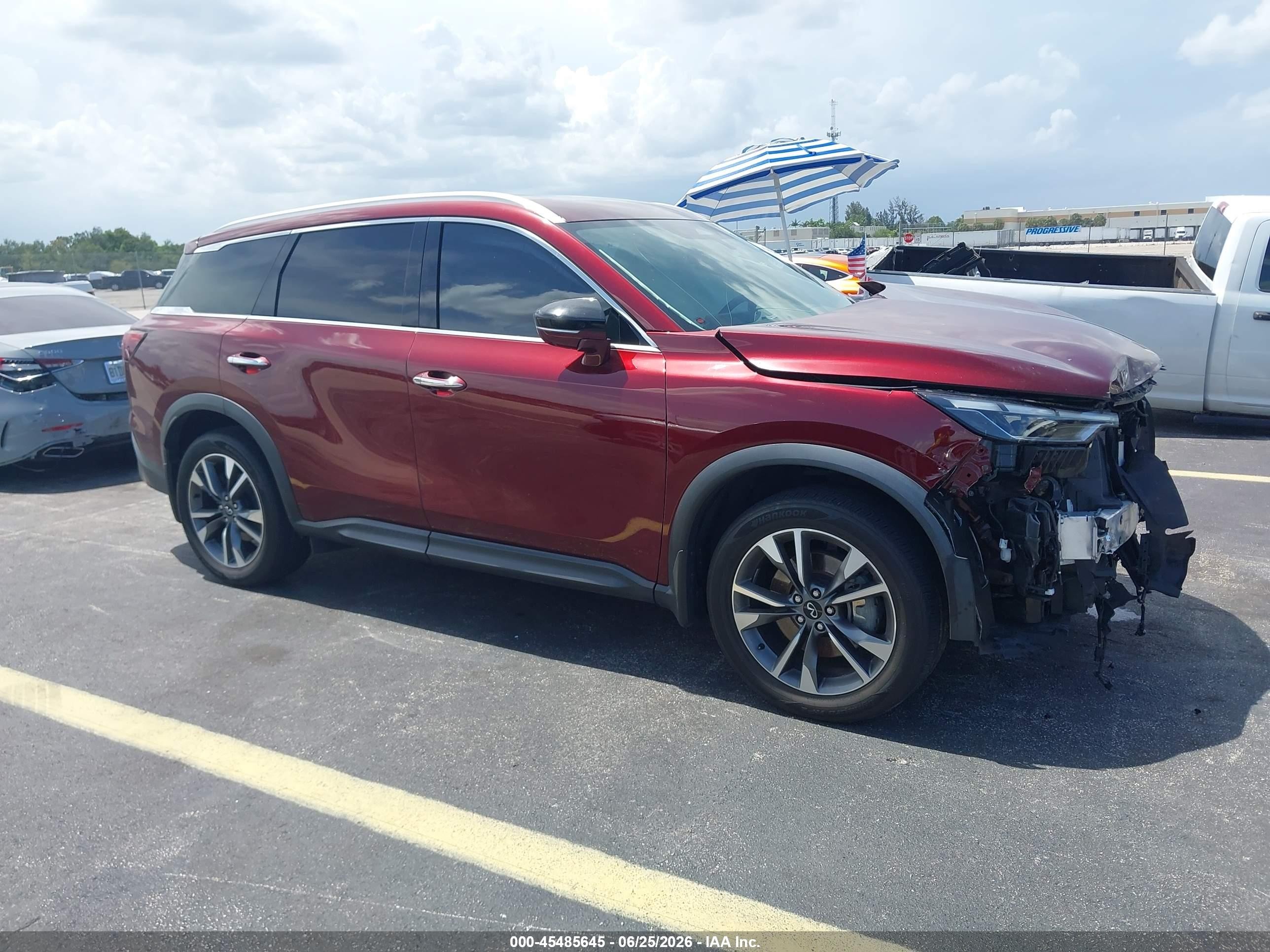 2023 Infiniti QX60 Luxe, VIN 5N1DL1FS9PC367569 — Front end