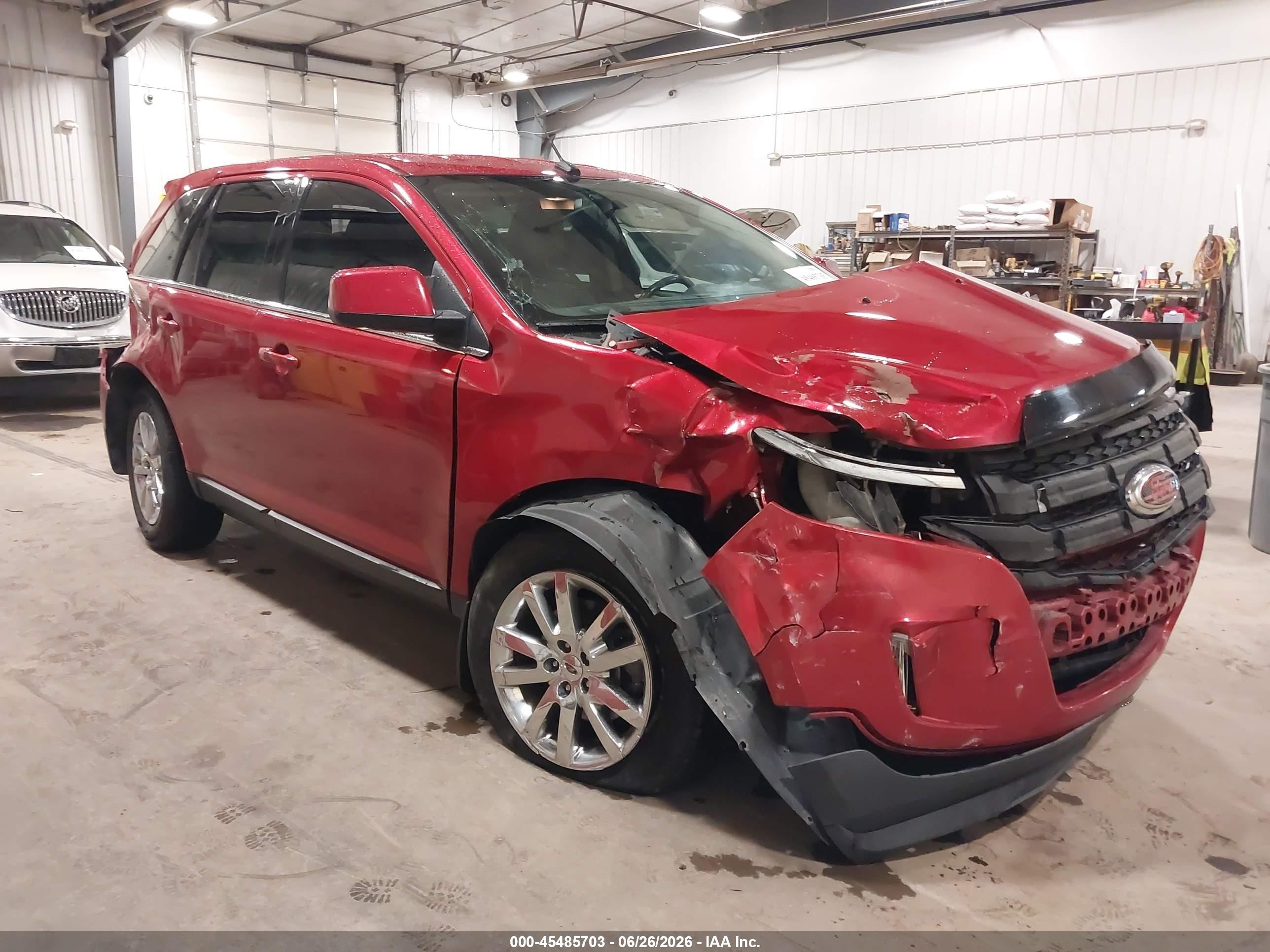 2011 Ford Edge Limited, VIN 2FMDK4KC6BBA77589 — Опрокидывание