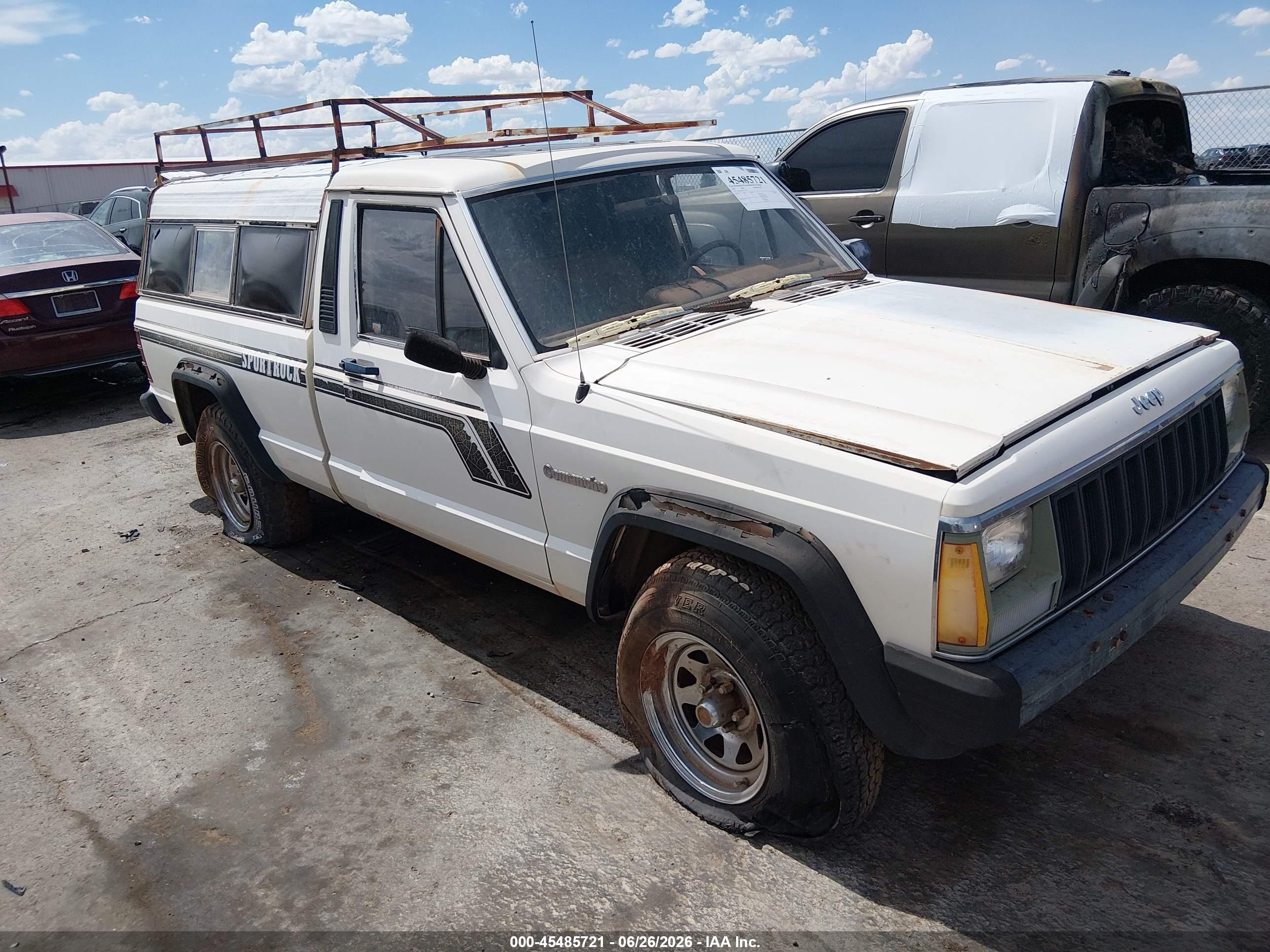 1987 Jeep Comanche, VIN 1JTHS6410HT171813 — Обычный износ