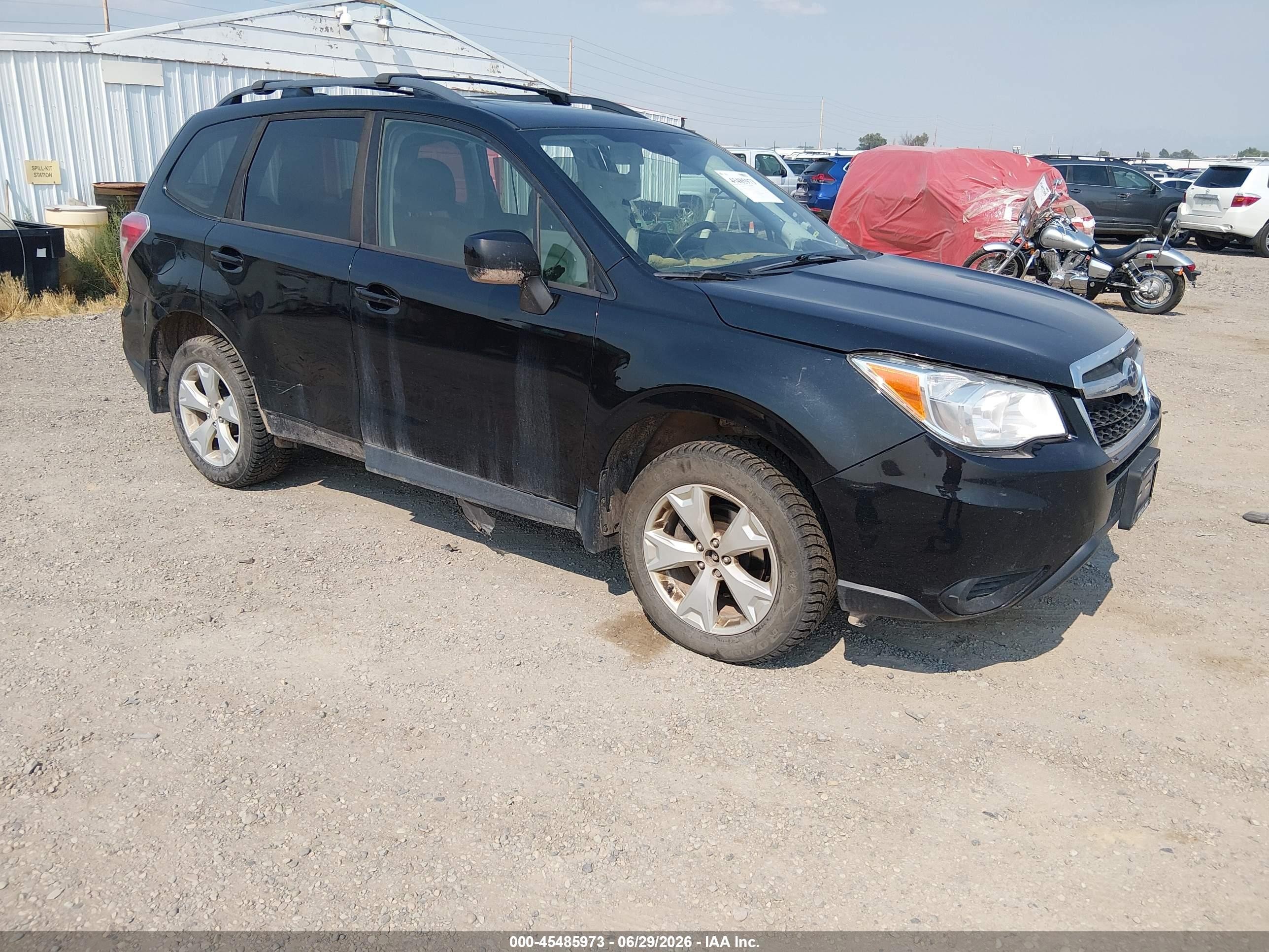 2016 Subaru Forester Premium, VIN JF2SJADC2GH461519 — Vandalism