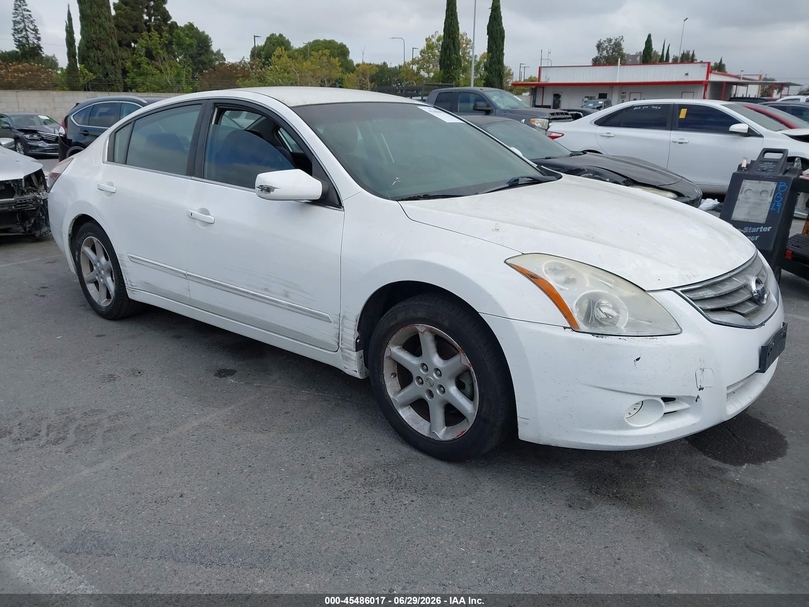 2012 Nissan Altima SL, VIN 1N4AL2APXCC192507 — Side