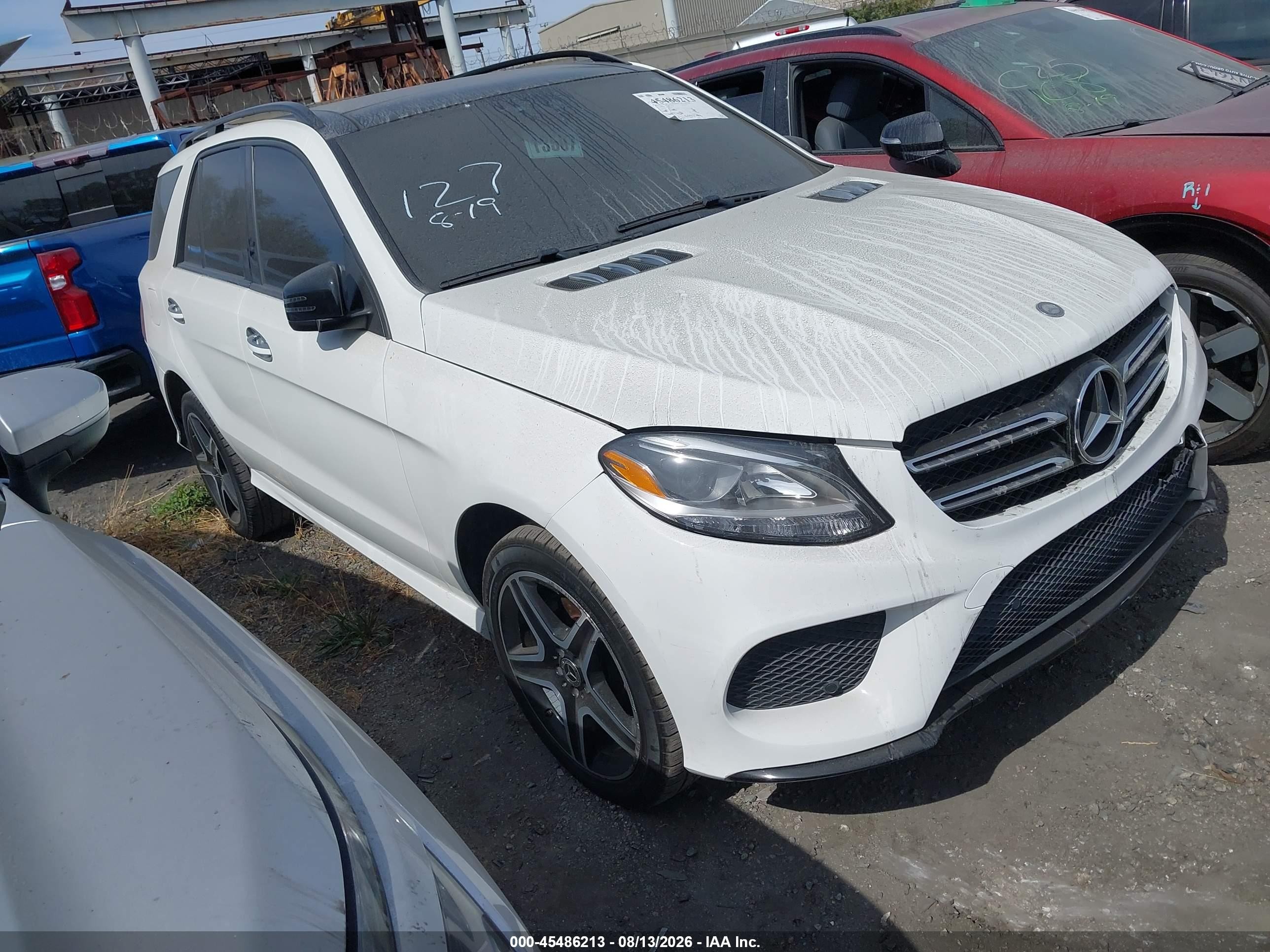 2017 Mercedes-Benz GLE 350, VIN 4JGDA5HB5HA913159 — Rear end