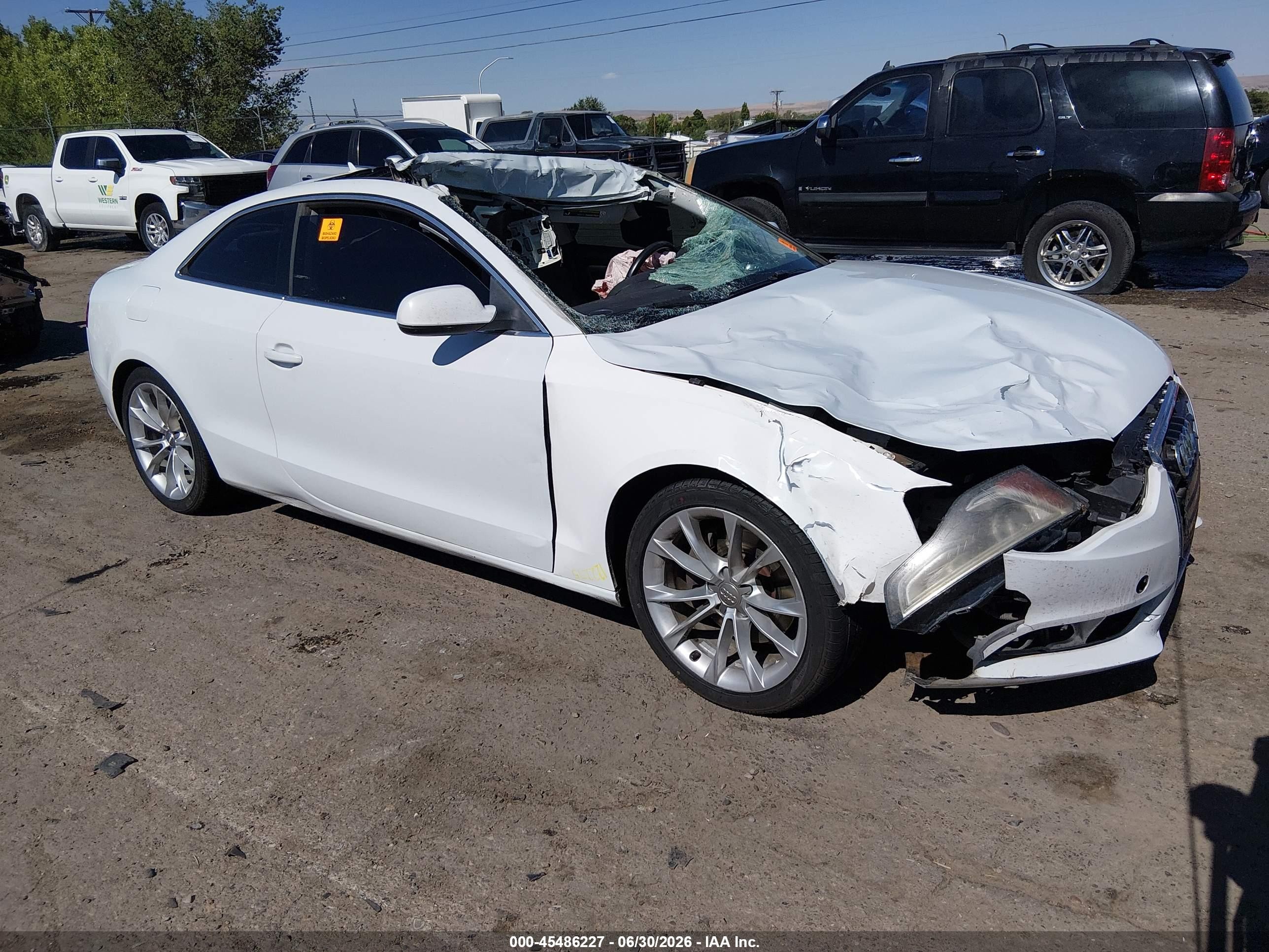 2013 Audi A5 Premium Plus, VIN WAULFAFR1DA064343 — All over