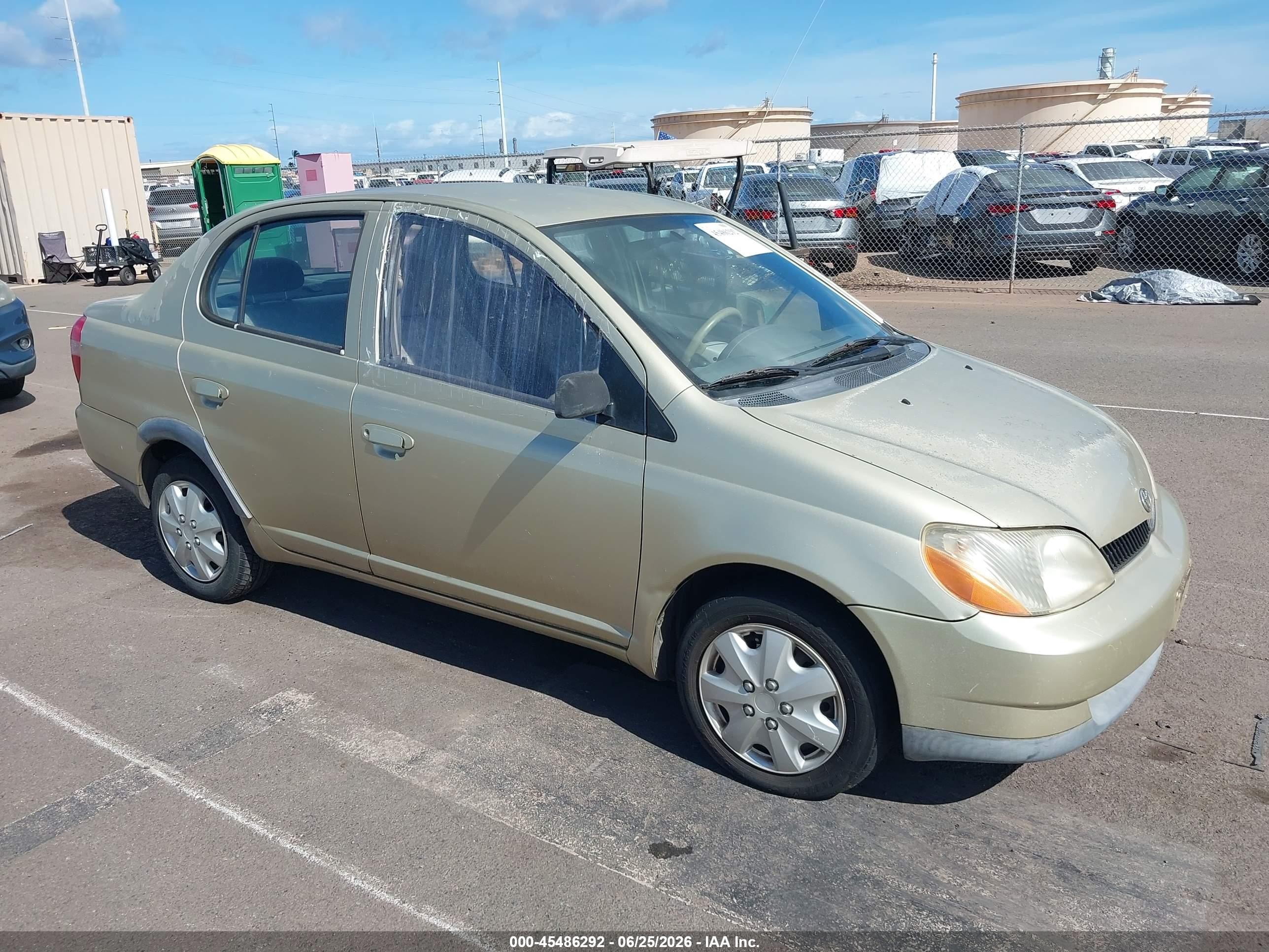 2000 Toyota ECHO, VIN JTDBT1236Y0062916 — Normal wear