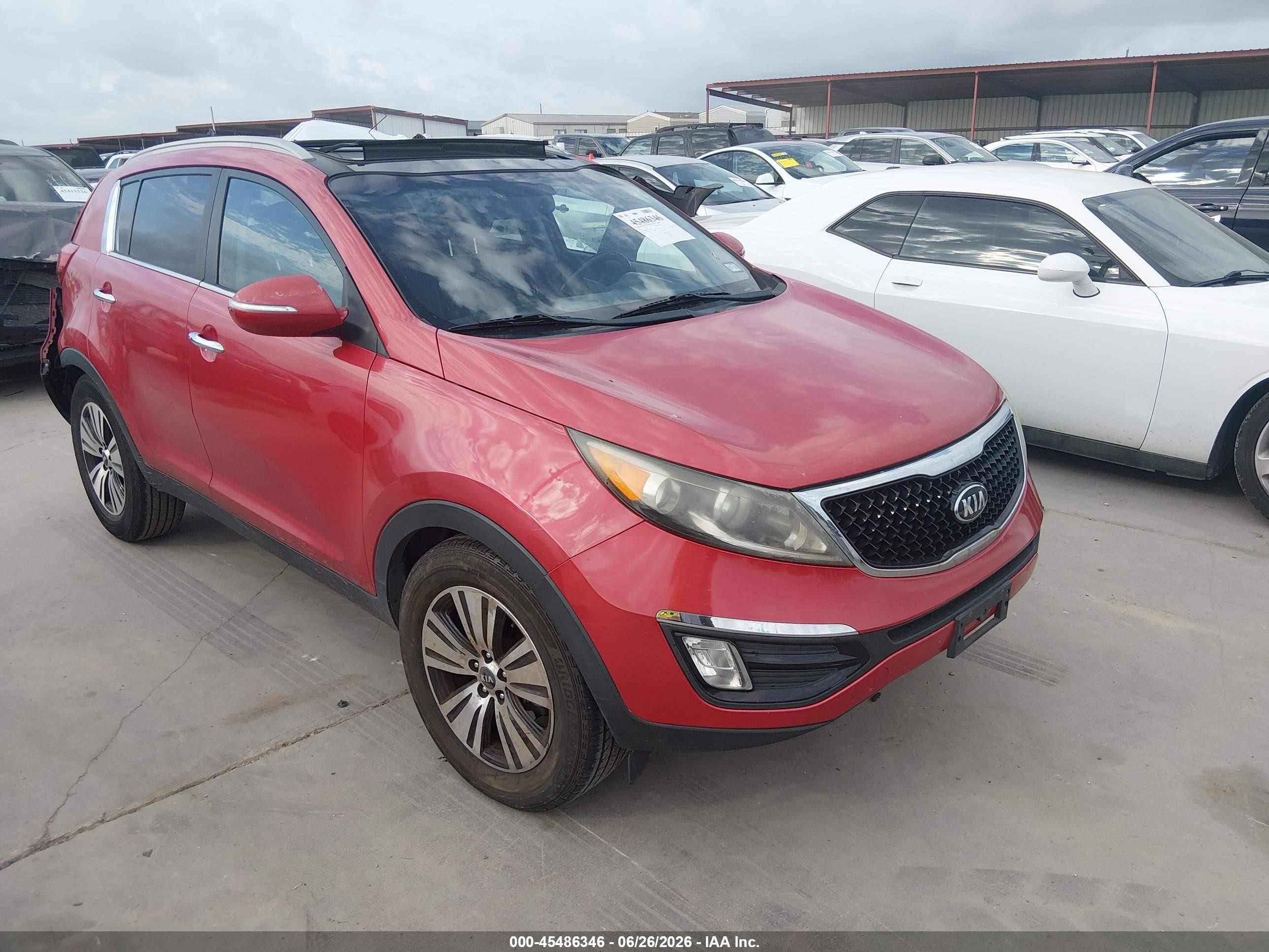 2014 Kia Sportage EX, VIN KNDPC3AC0E7615579 — Rear end