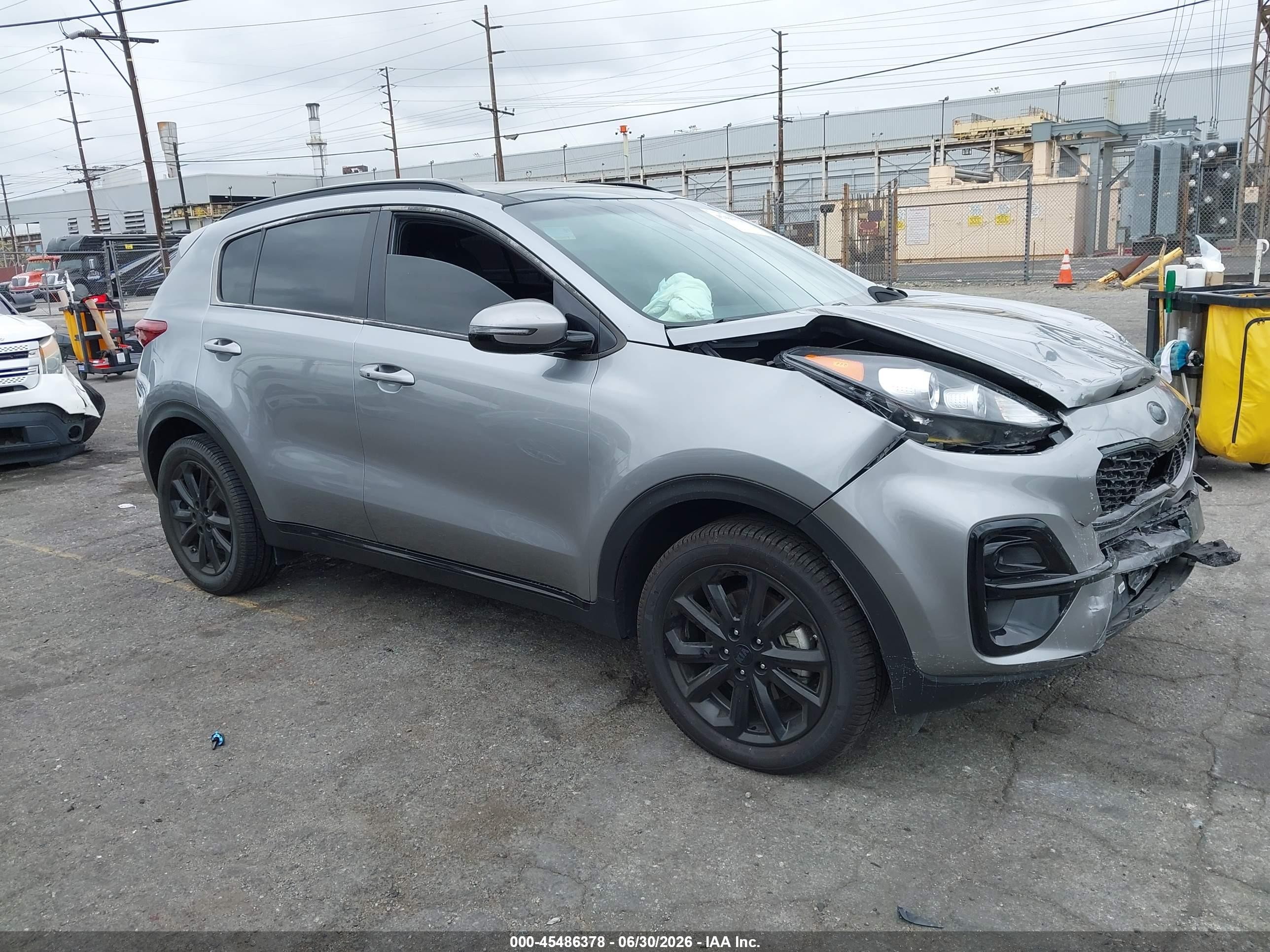 2022 Kia Sportage Nightfall, VIN KNDP6CAC4N7949556 — Front end