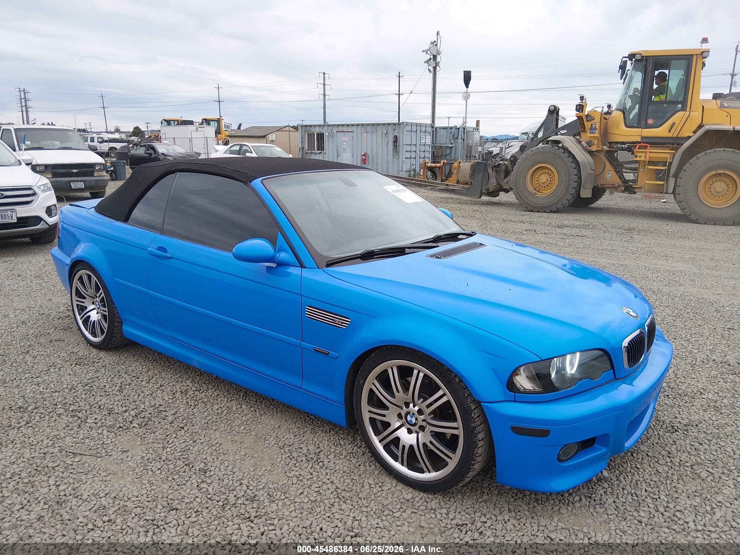 2005 BMW 3 Series M3, VIN WBSBR93415PK08381 — Зад