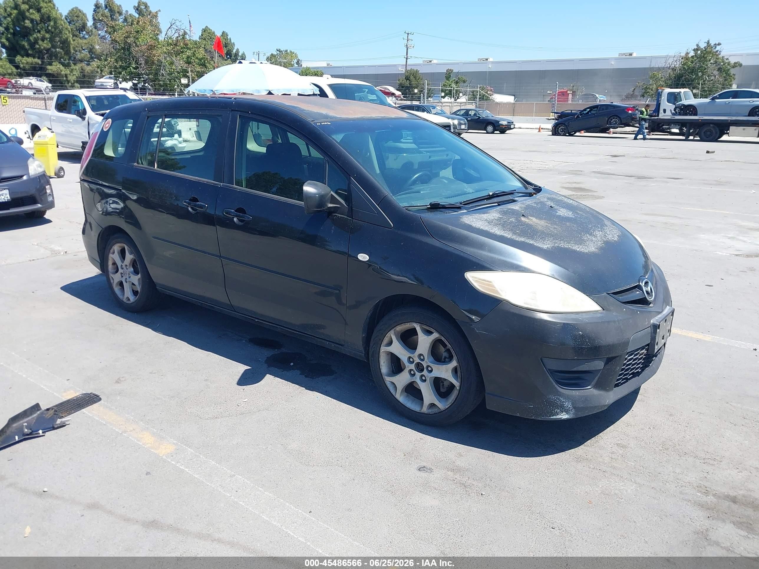 2009 Mazda 5 Sport, VIN JM1CR29L190344204 — Normal wear