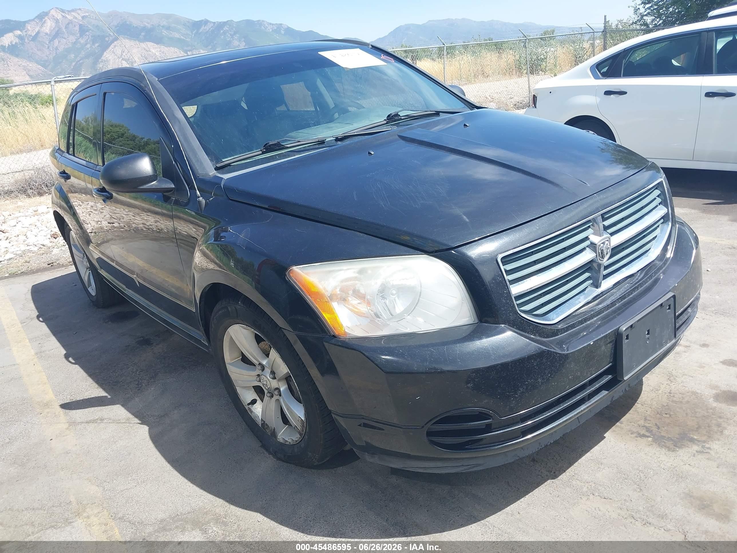 2010 Dodge Caliber SXT, VIN 1B3CB4HA4AD535193 — Front end