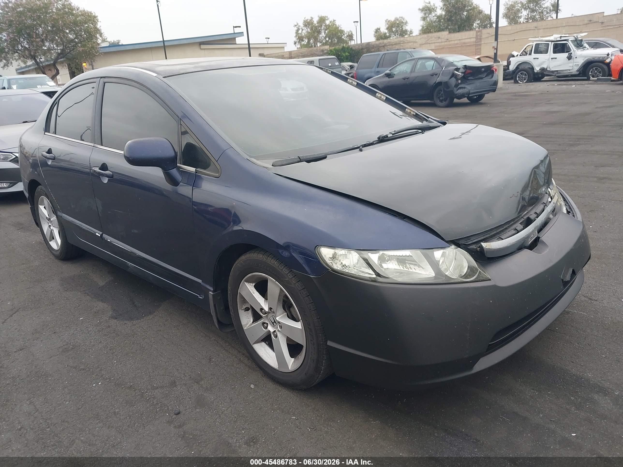 2006 Honda Civic EX, VIN 1HGFA16886L123919 — Перед