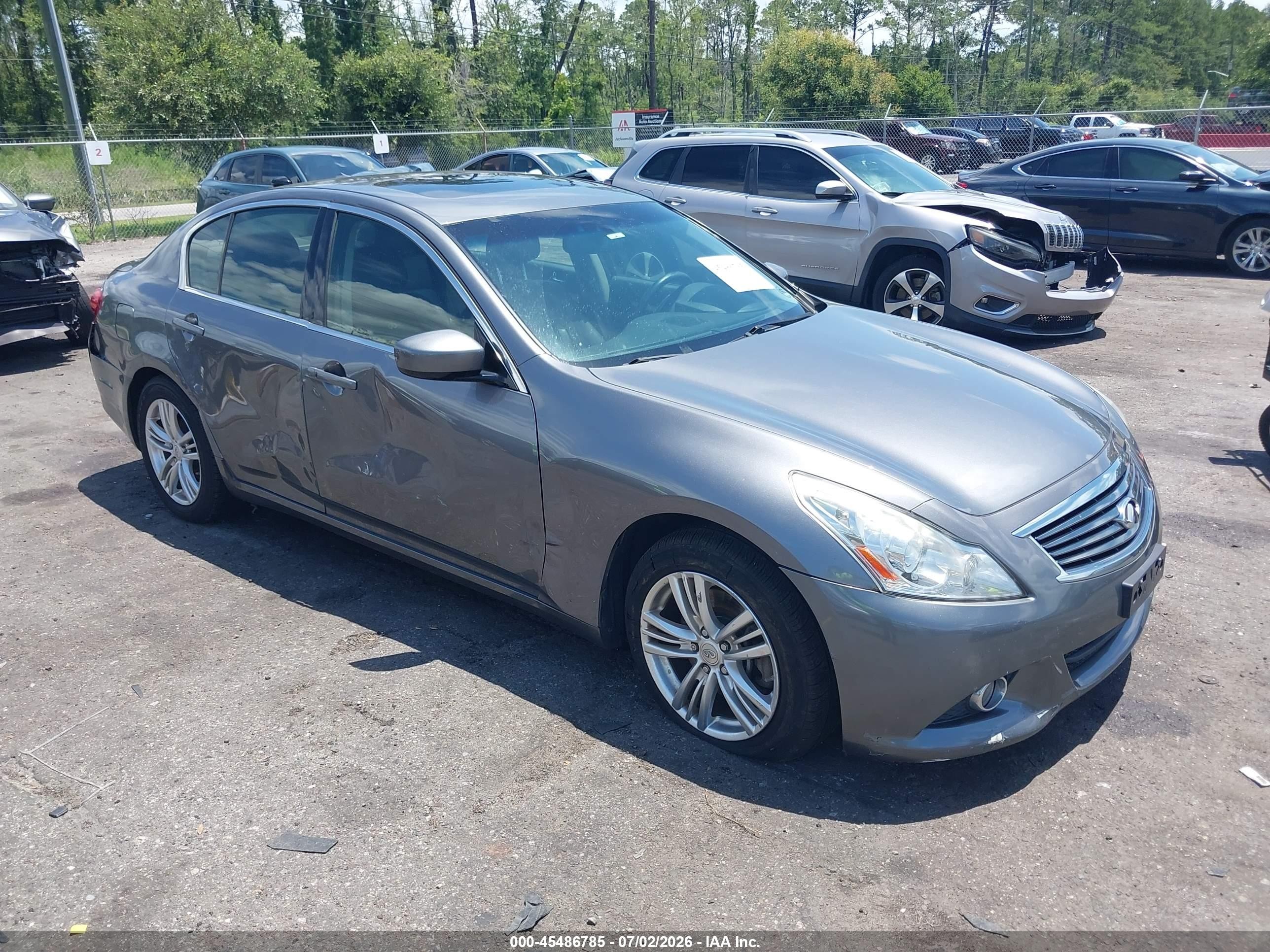 2012 Infiniti G37 x, VIN JN1CV6AR2CM677579 — Front end