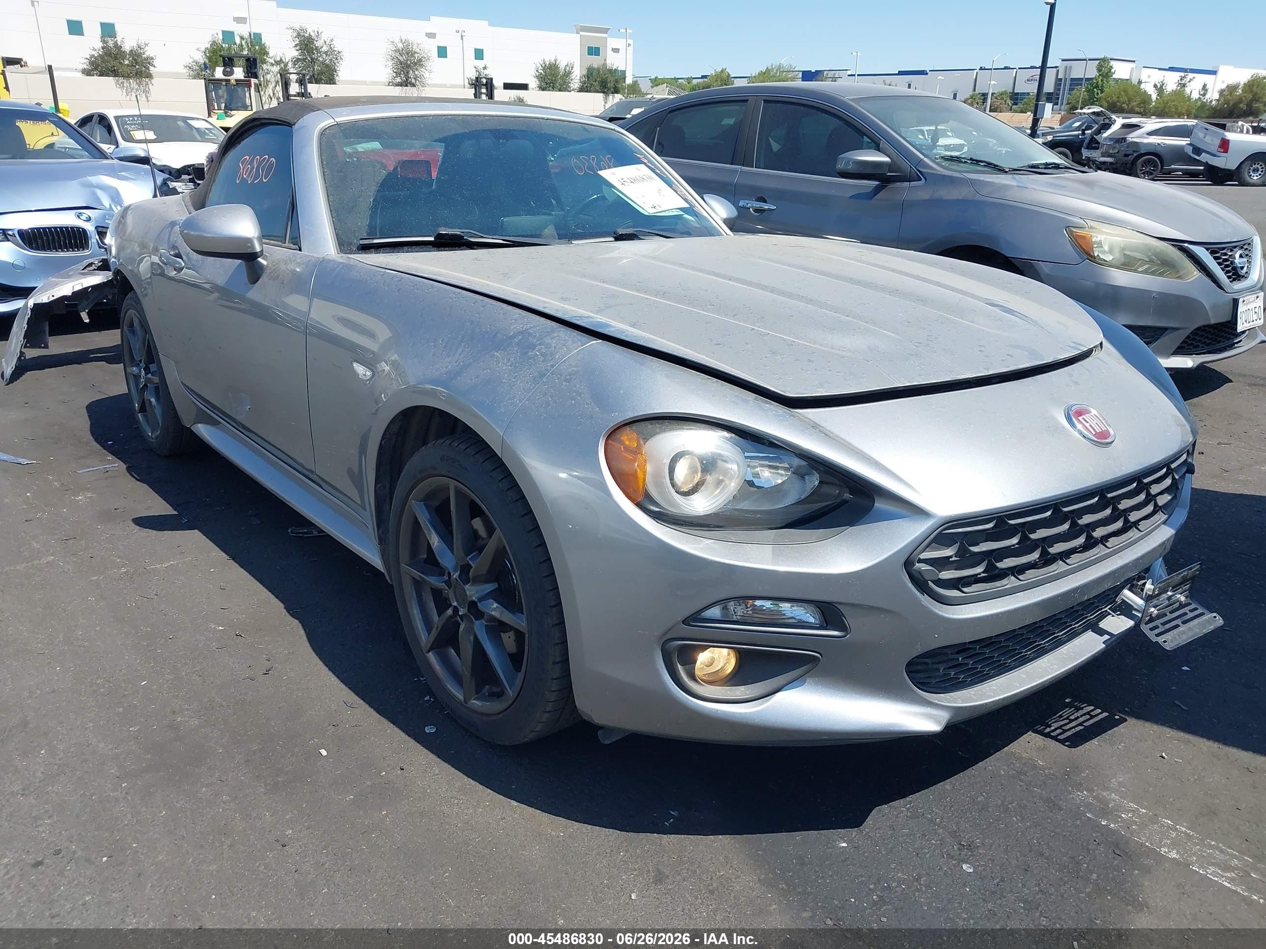 2017 FIAT 124 Spider Elaborazione Abarth, VIN JC1NFAEK3H0101398 — Rear end