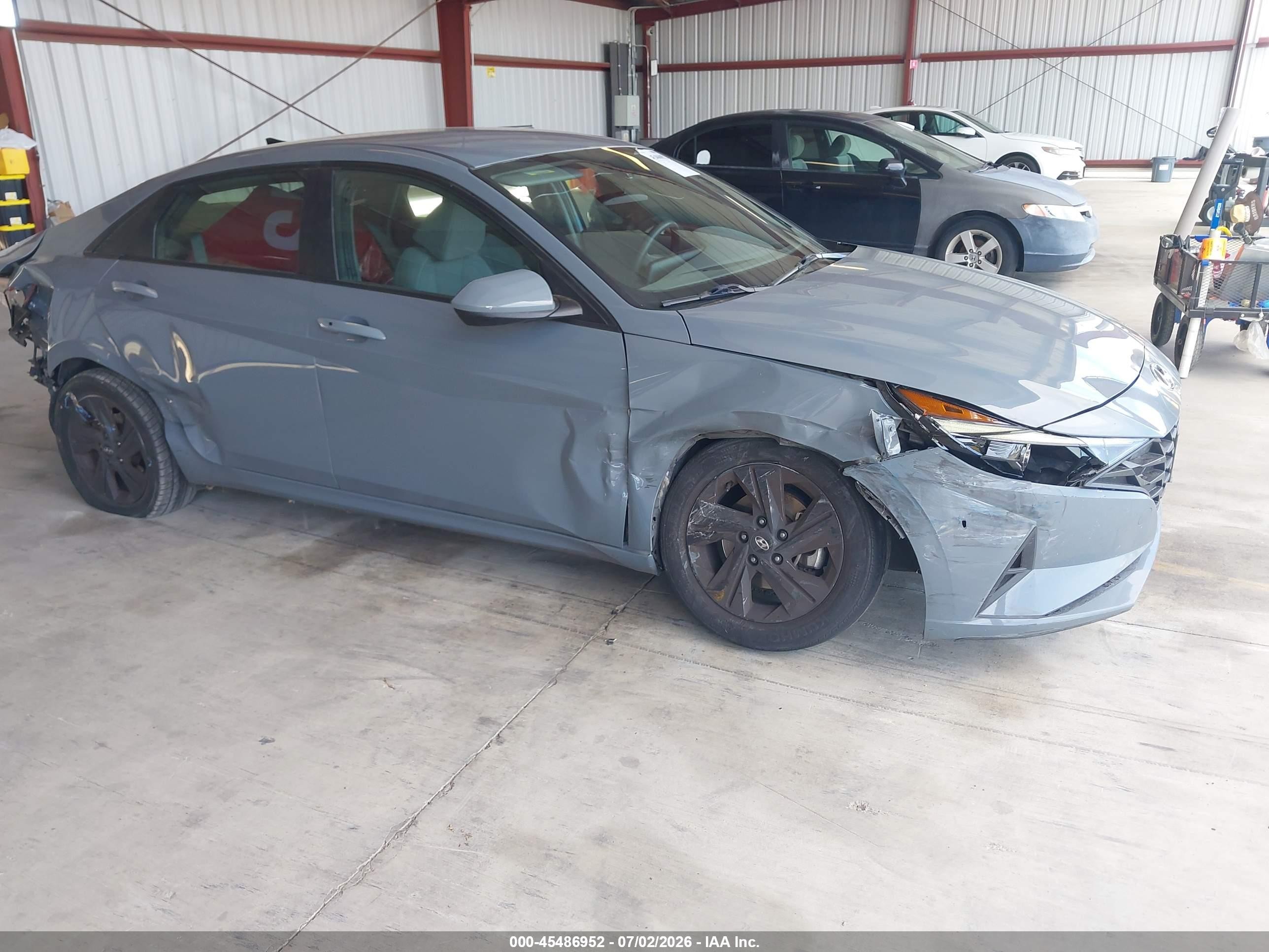 2021 Hyundai Elantra SEL, VIN KMHLM4AG1MU177980 — Normal wear