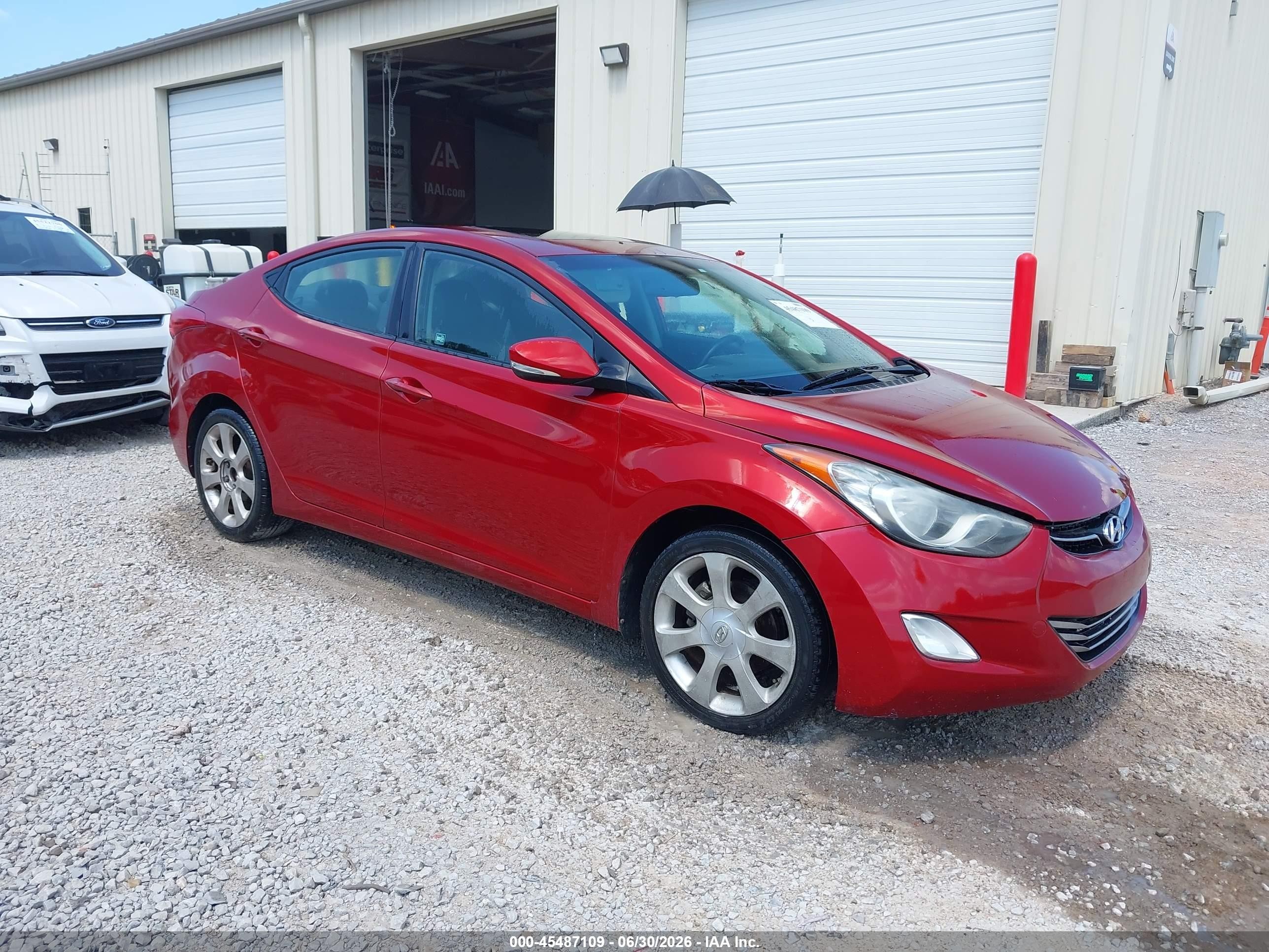 2011 Hyundai Elantra Limited, VIN KMHDH4AE1BU108601 — Normal wear