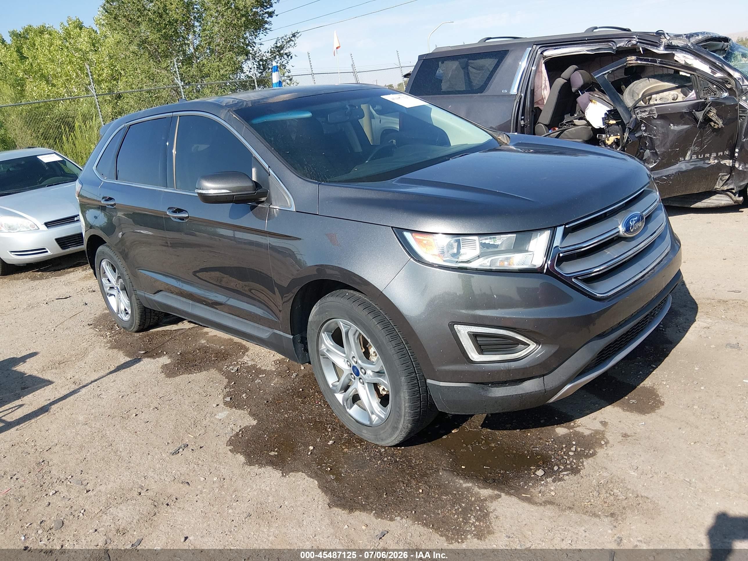2017 Ford Edge Titanium, VIN 2FMPK3K91HBB28663 — Normal wear