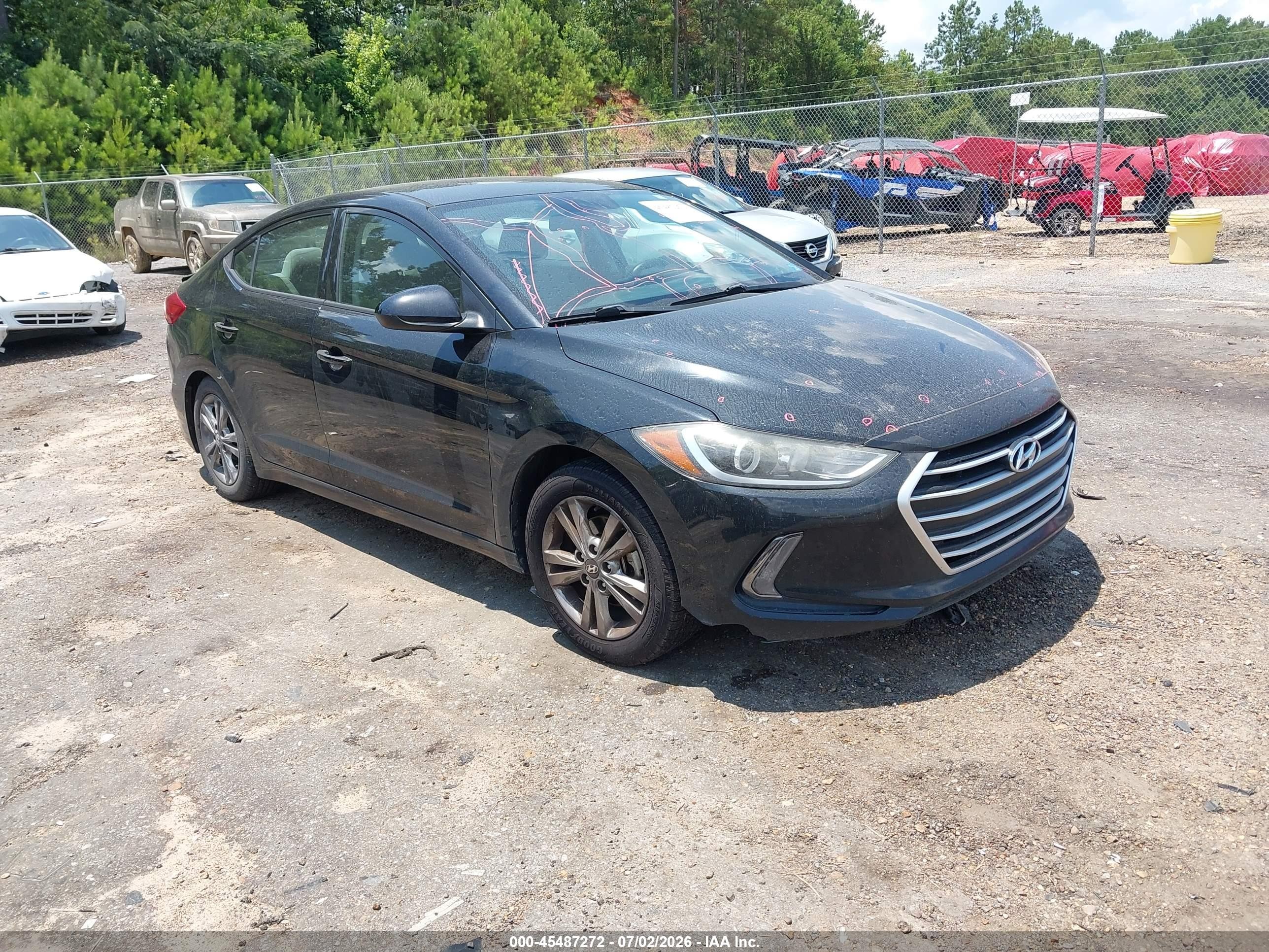 2017 Hyundai Elantra Value Edition, VIN 5NPD84LF2HH019231 — Rear end