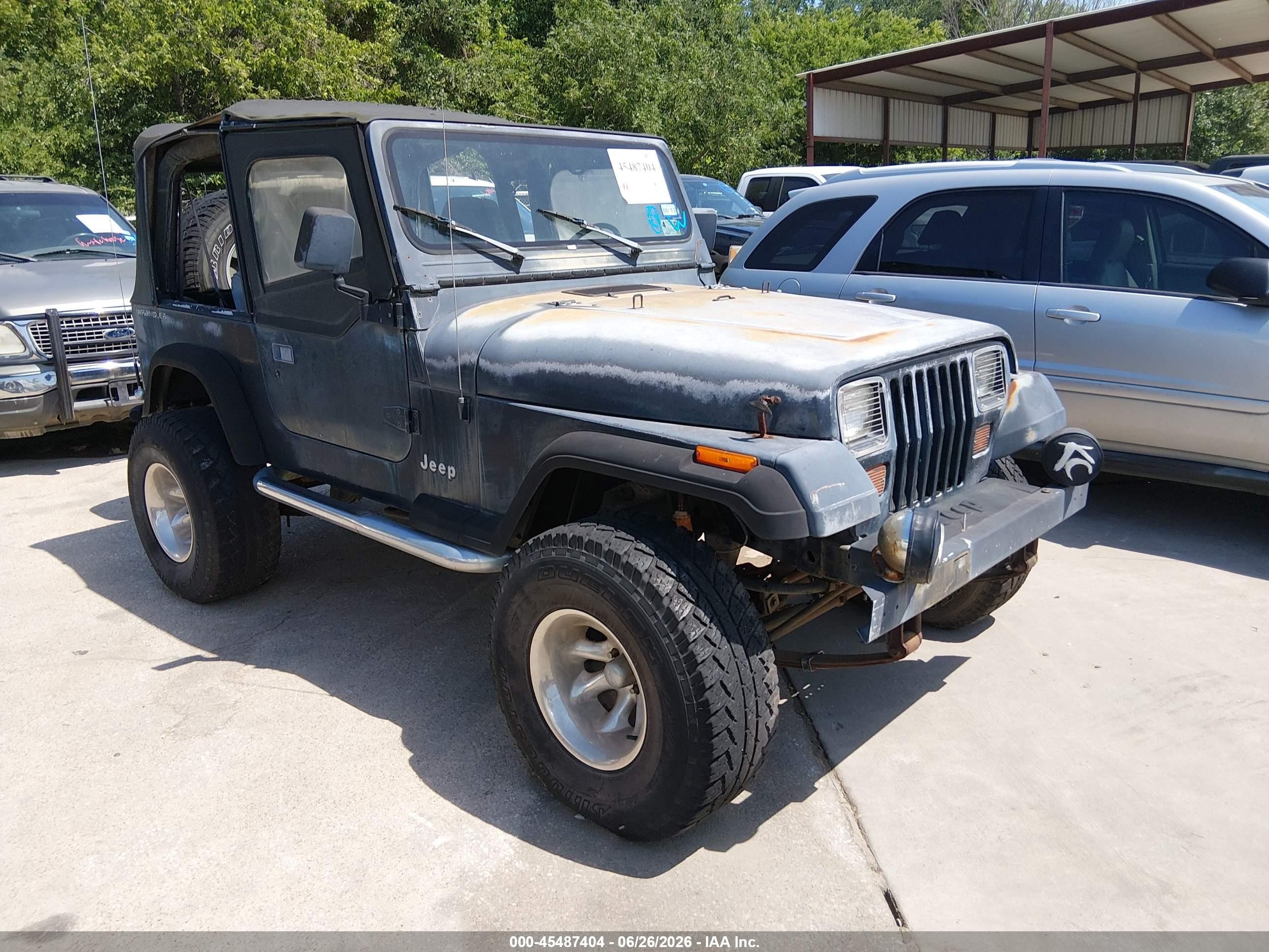 1995 Jeep Wrangler S, VIN 1J4FY19PXSP264078 — Normal wear