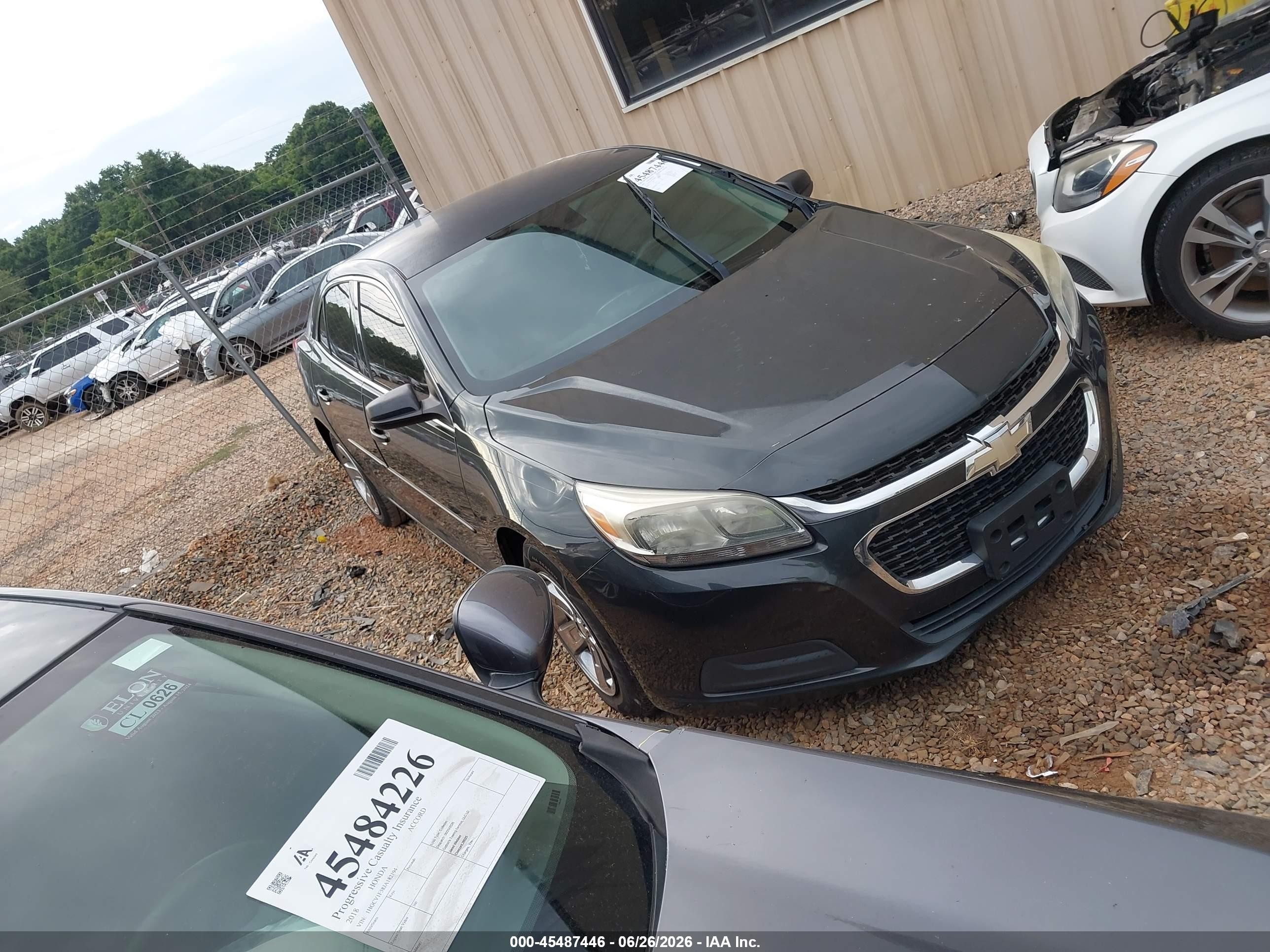 2016 Chevrolet Malibu LS, VIN 1G11B5SA6GU102934 — Repossession