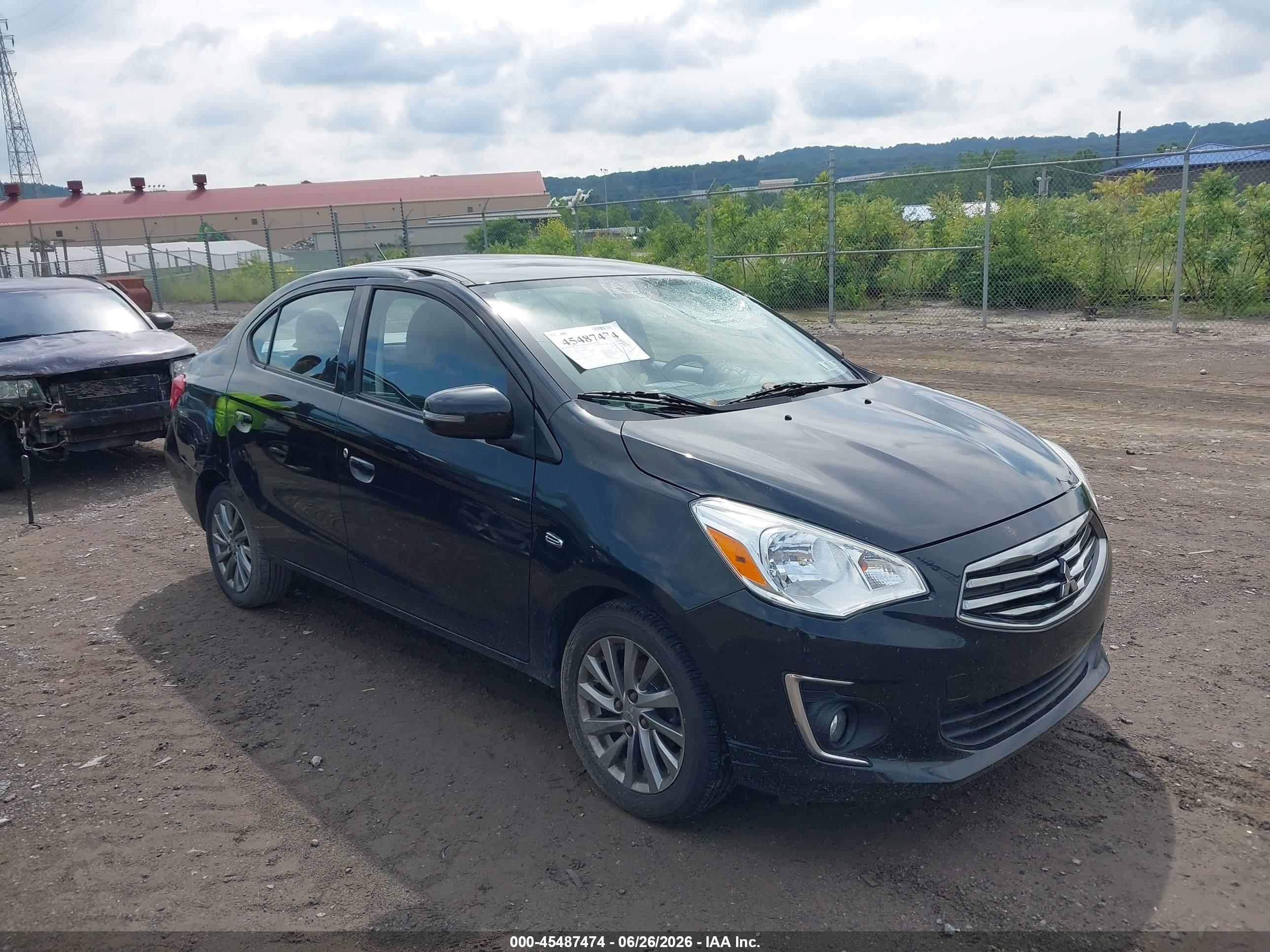 2017 Mitsubishi Mirage SE, VIN ML32F4FJ5HHF08353 — Крыша