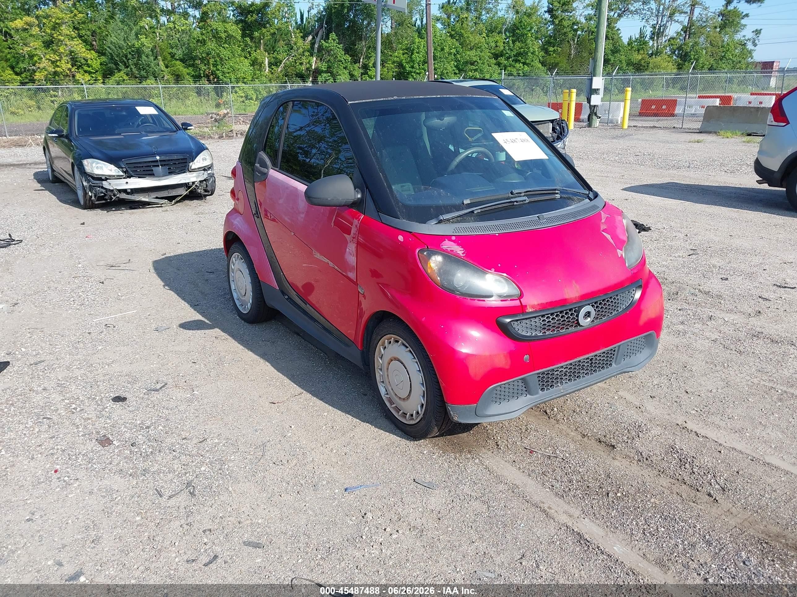 2013 Smart fortwo Pure, VIN WMEEJ3BA2DK633010 — Обычный износ