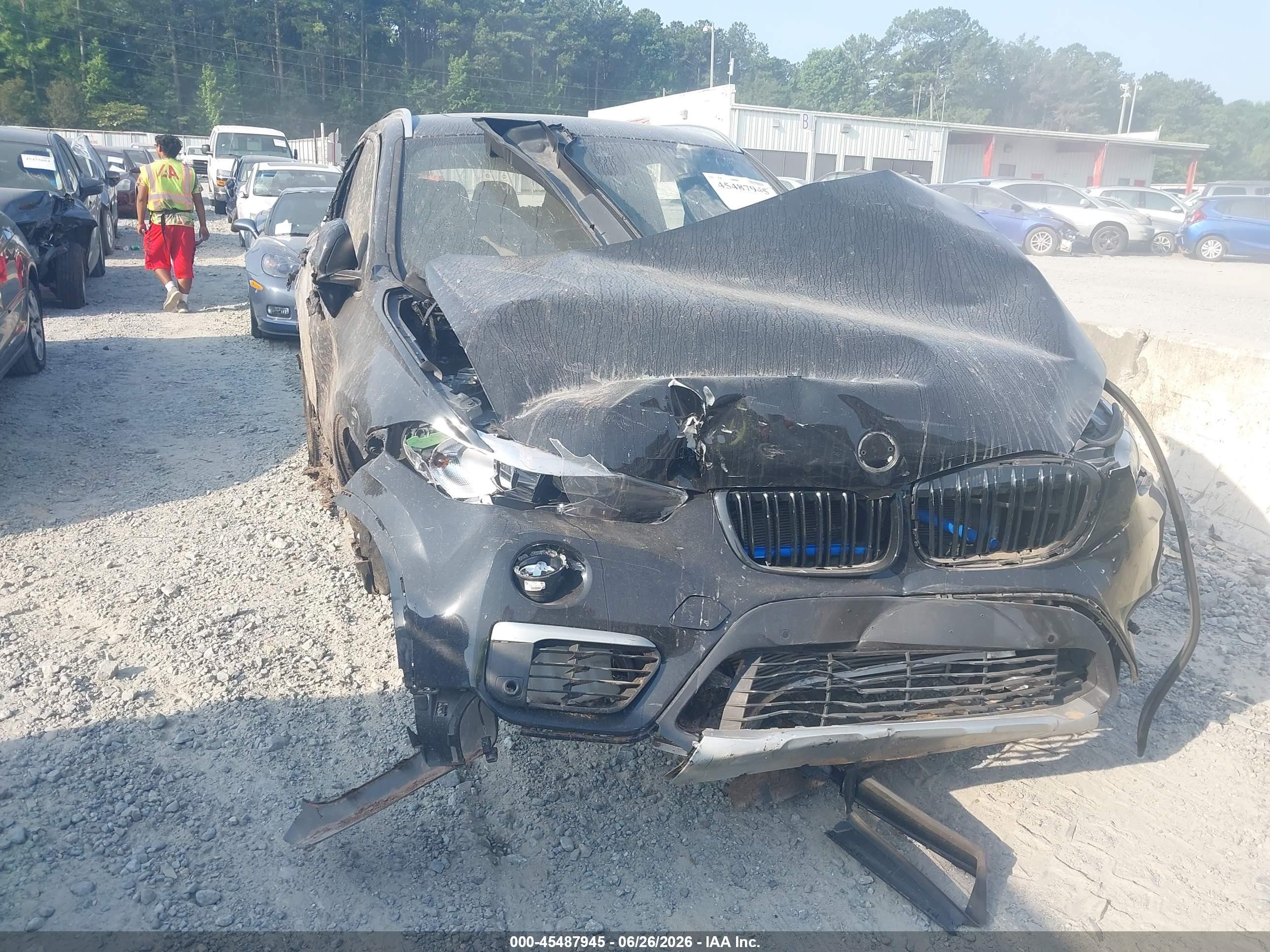2019 BMW X1 xDrive28i, VIN WBXHT3C57K3H34547 — Burn