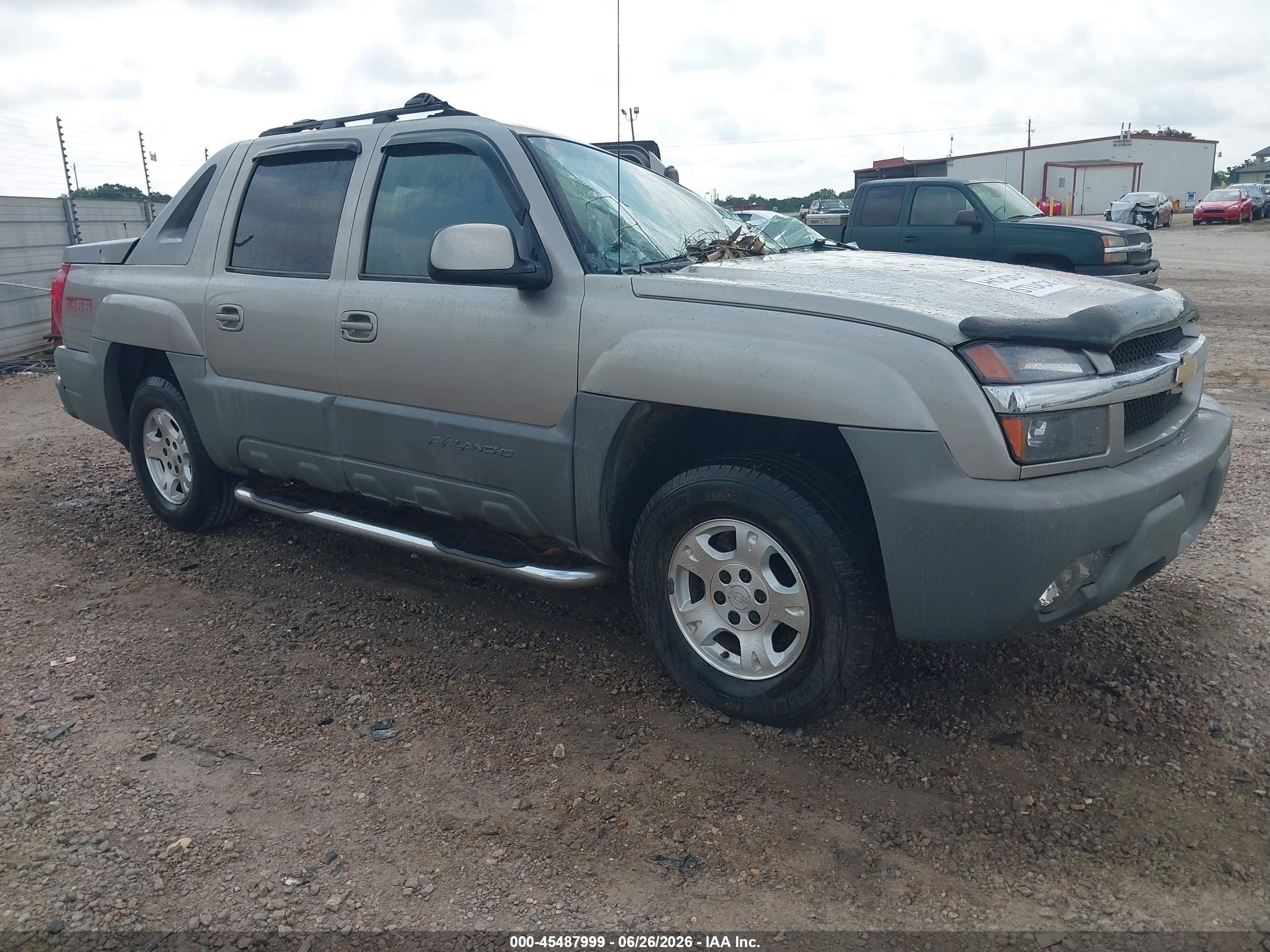 2002 Chevrolet Avalanche, VIN 3GNEC13T62G113806 — Крыша